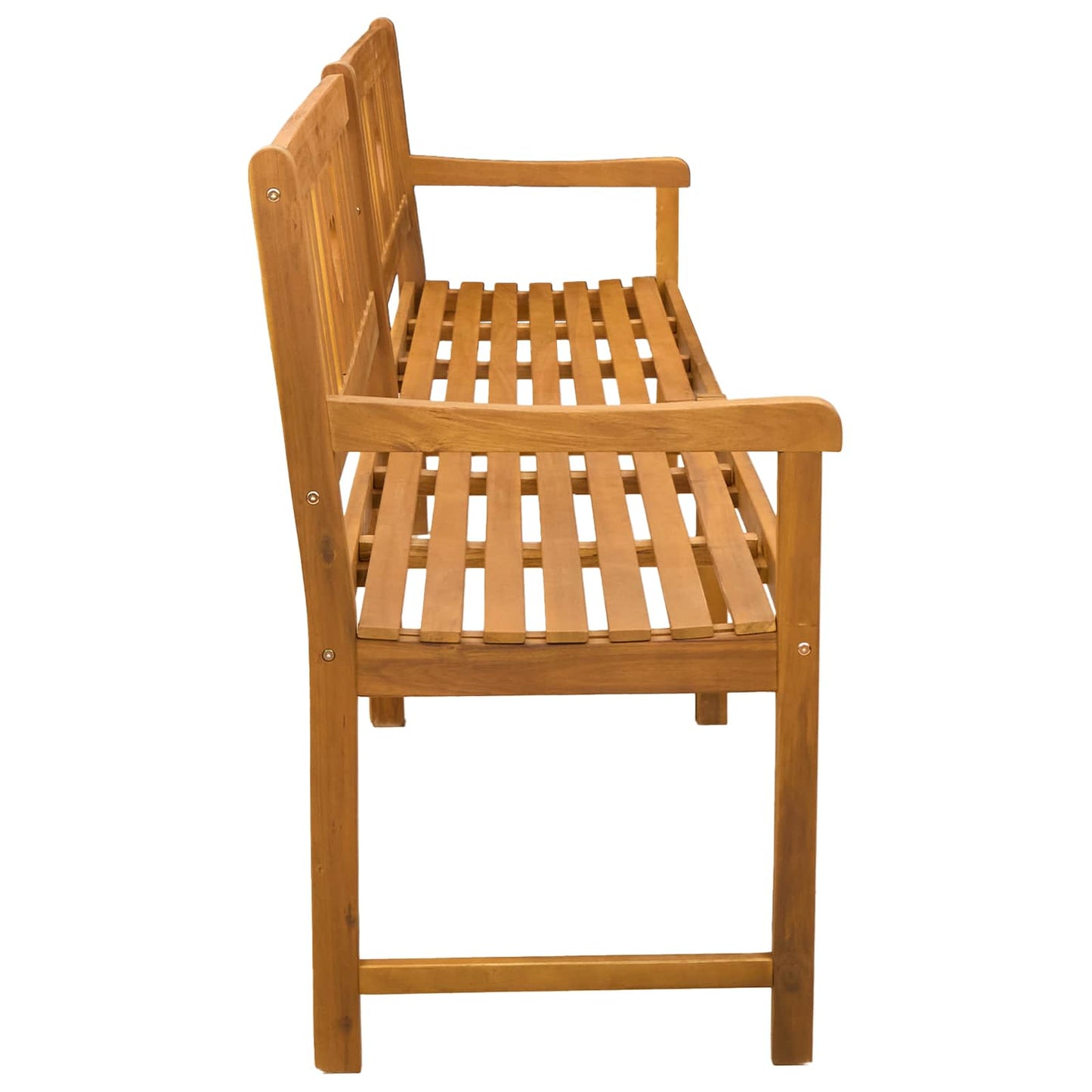 Utendørs benk Naturlig 220 x 55,5 x 90 cm Solid akasietre