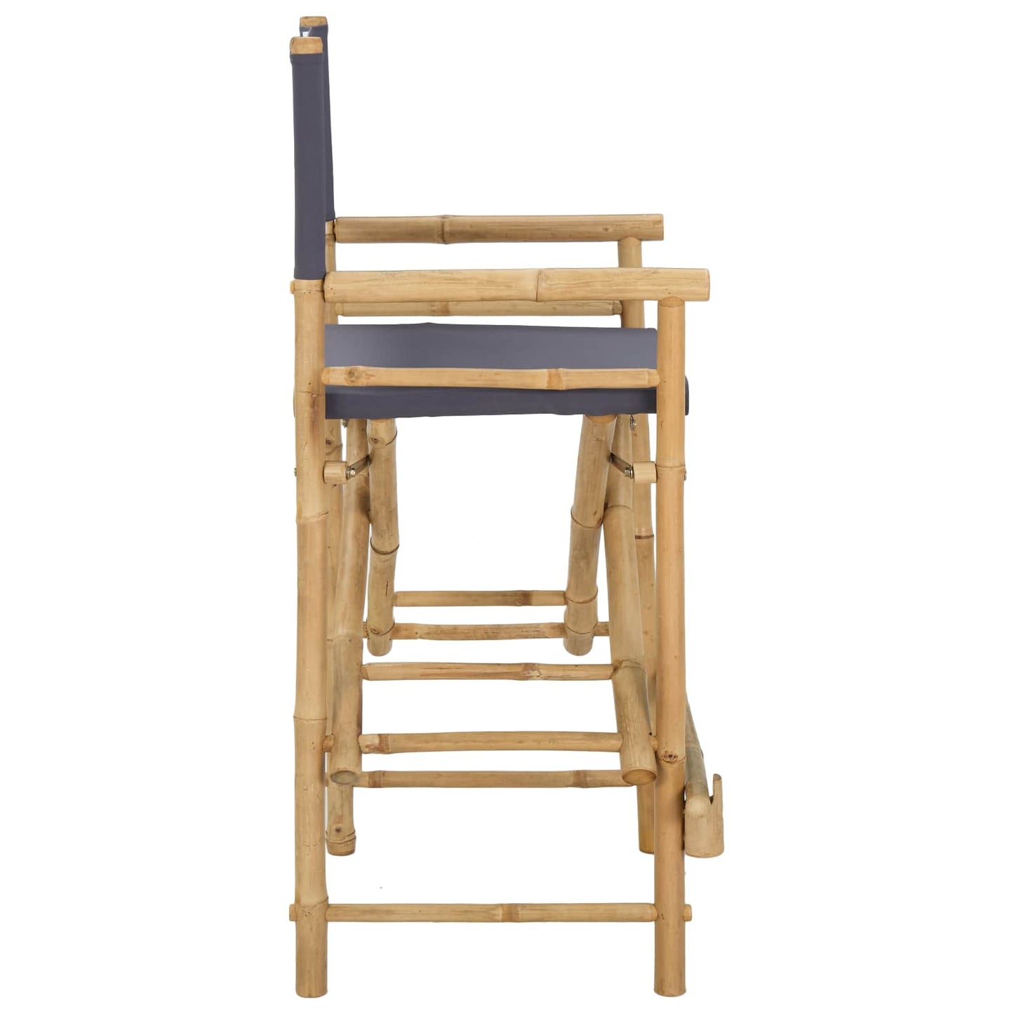 Faltende Direktørstol 2 pcs Naturlig Bambus