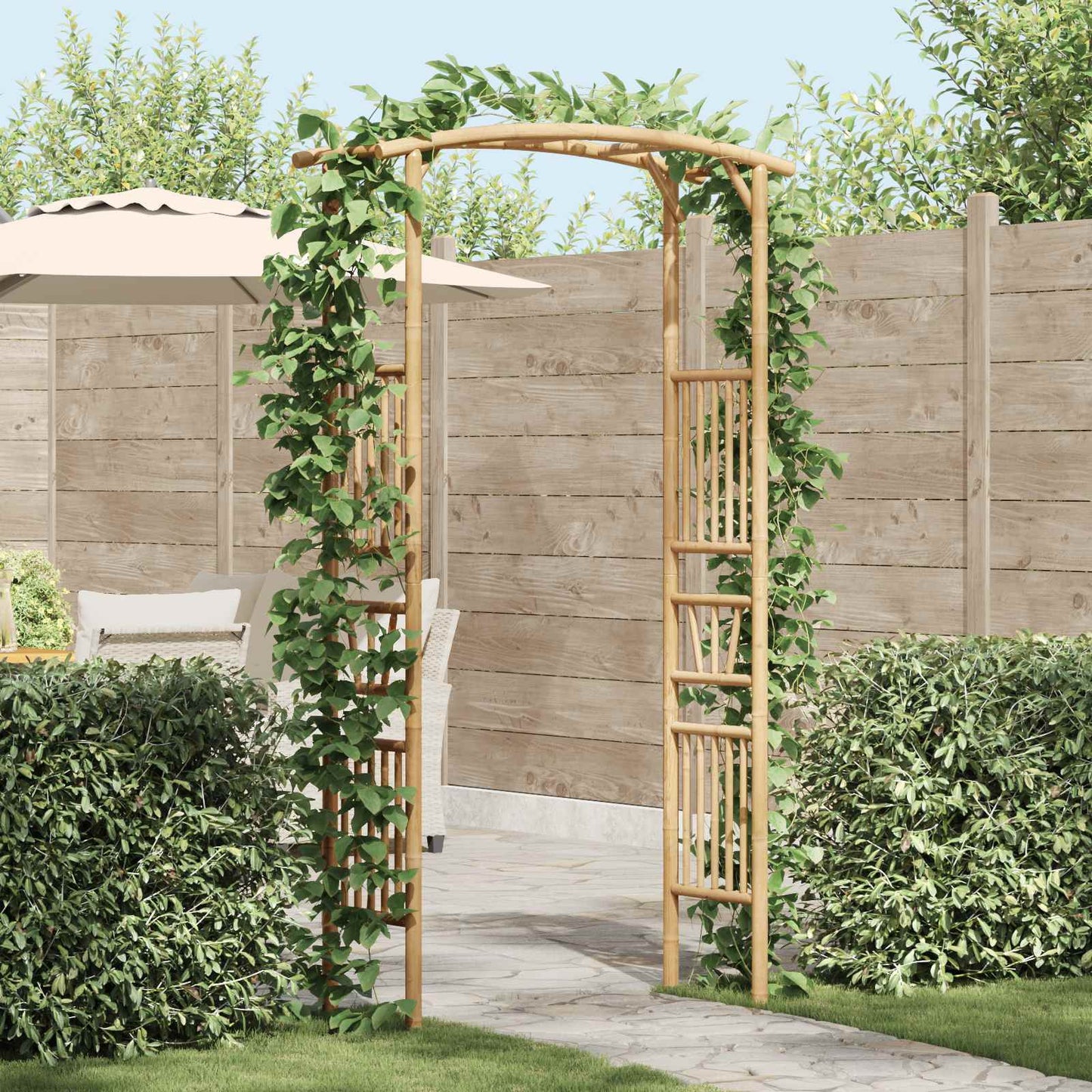 Hagebue Naturlig 110 x 40 x 205 cm Bambus