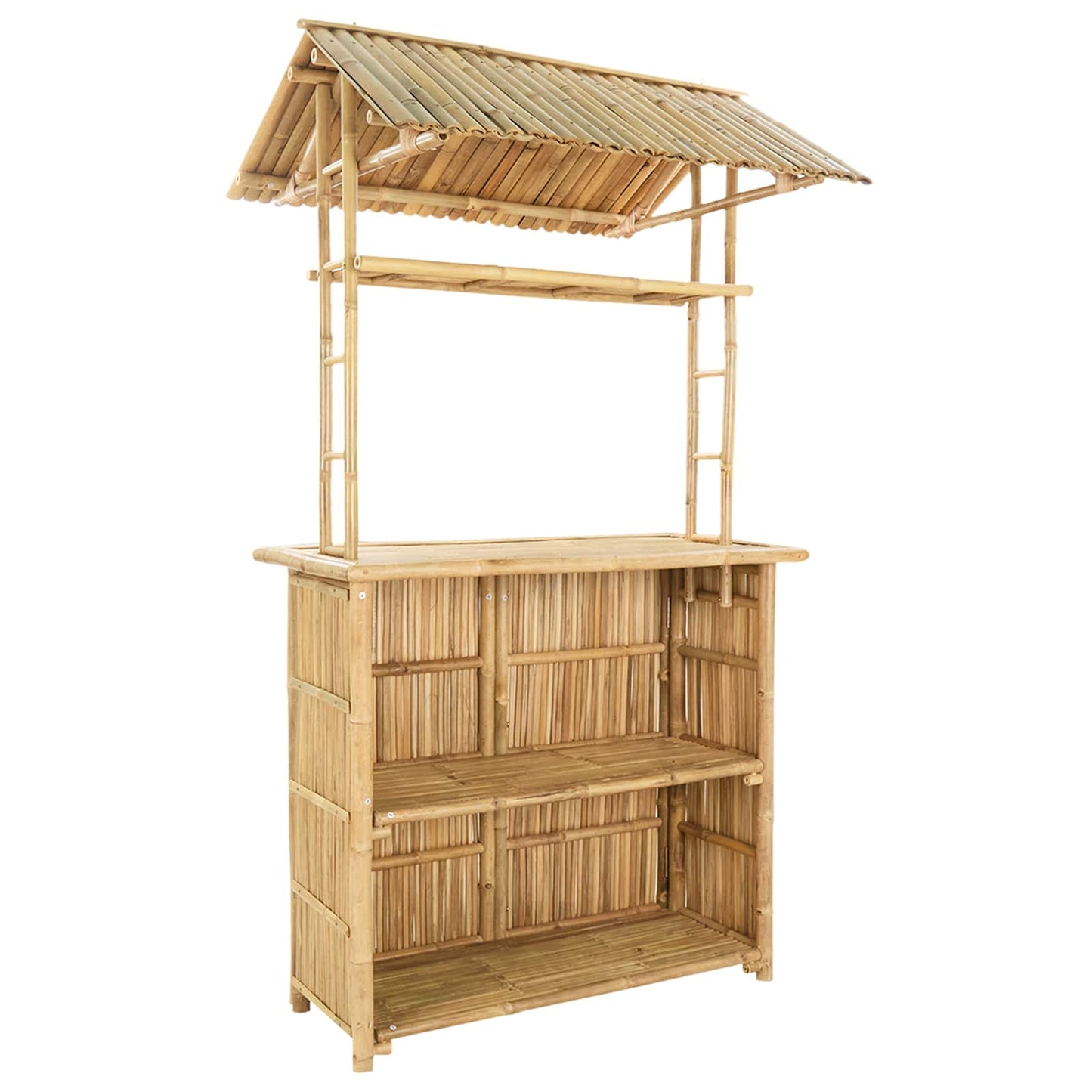 Utendørs Barbord Naturlig 115 x 95 x 214 cm Bambus