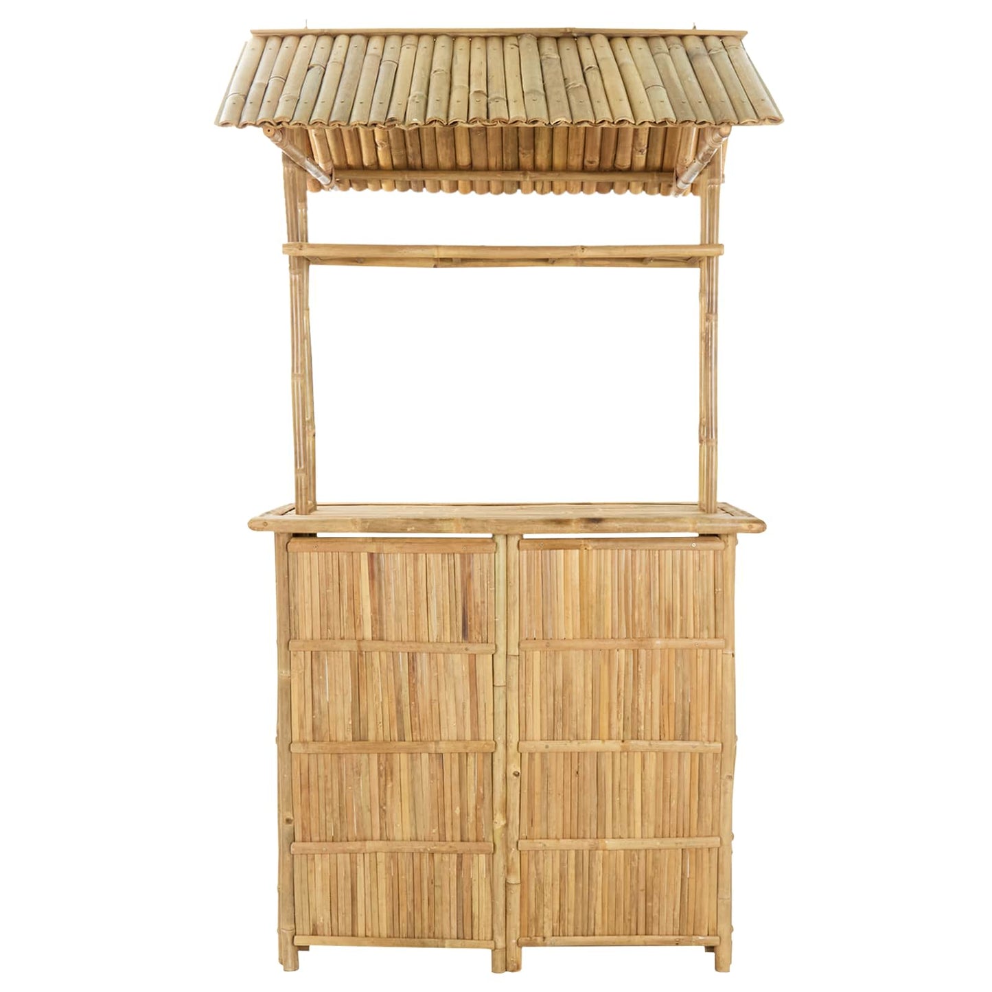 Utendørs Barbord Naturlig 115 x 95 x 214 cm Bambus