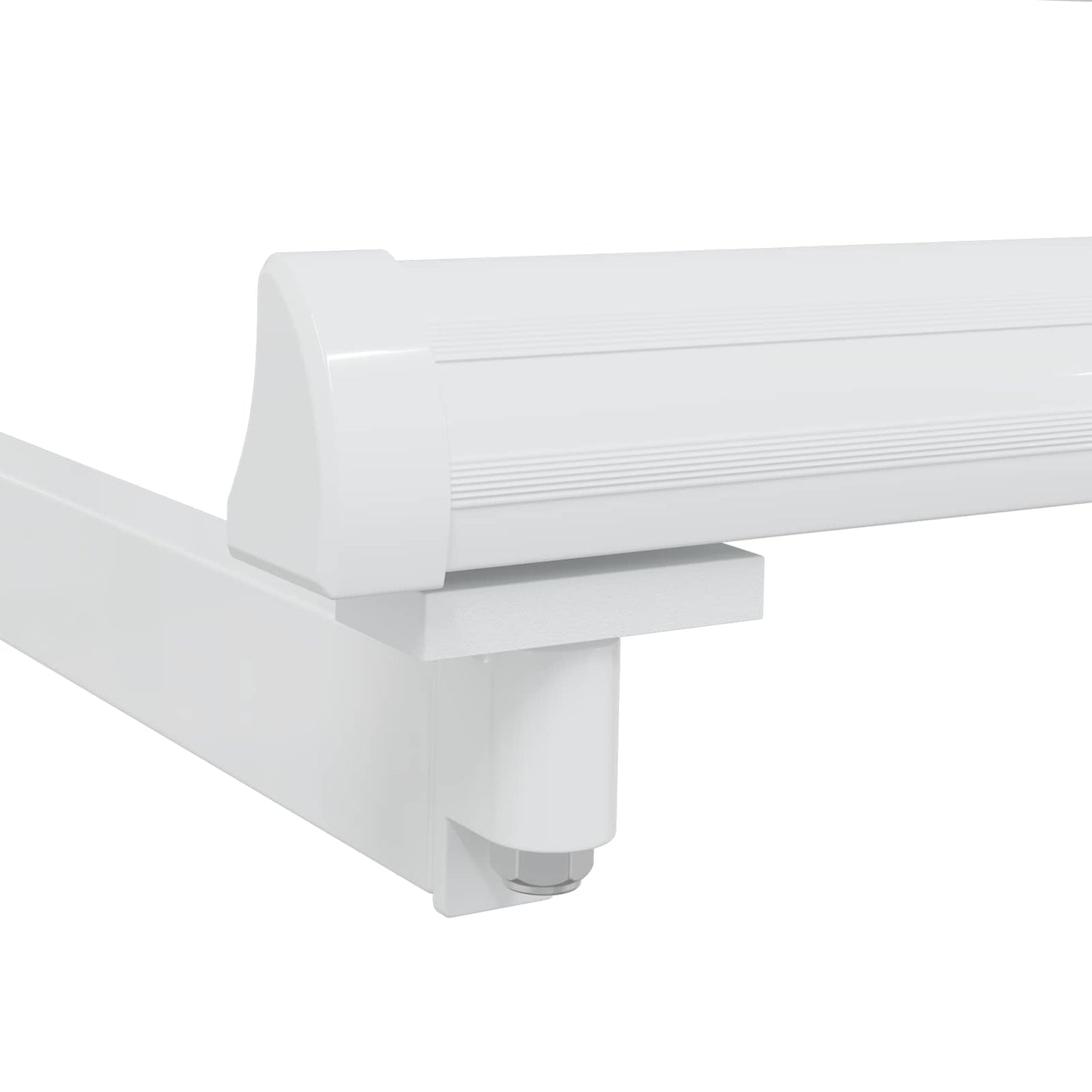 Manuell uttrekkbar markiseramme Hvit 3,5 x 2 m Aluminium