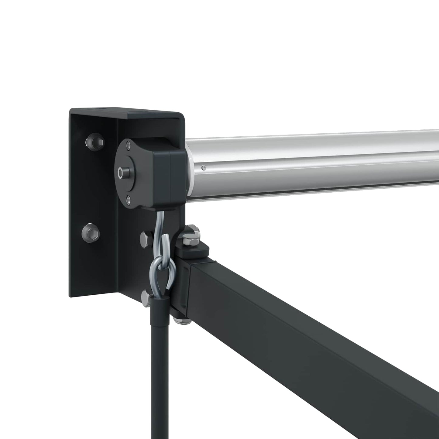 Manuell uttrekkbar markiseramme Antrasitt 3,5 x 2 m Aluminium