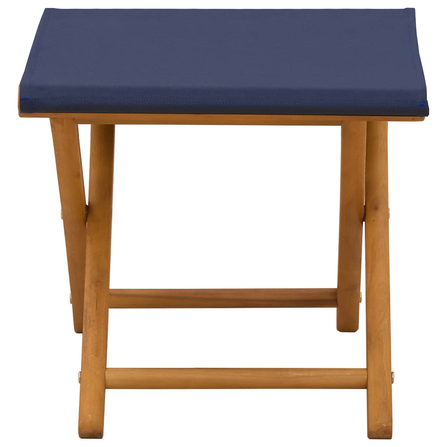 Hage Stol 2 pcs Solid Eucalyptus Tre Blå