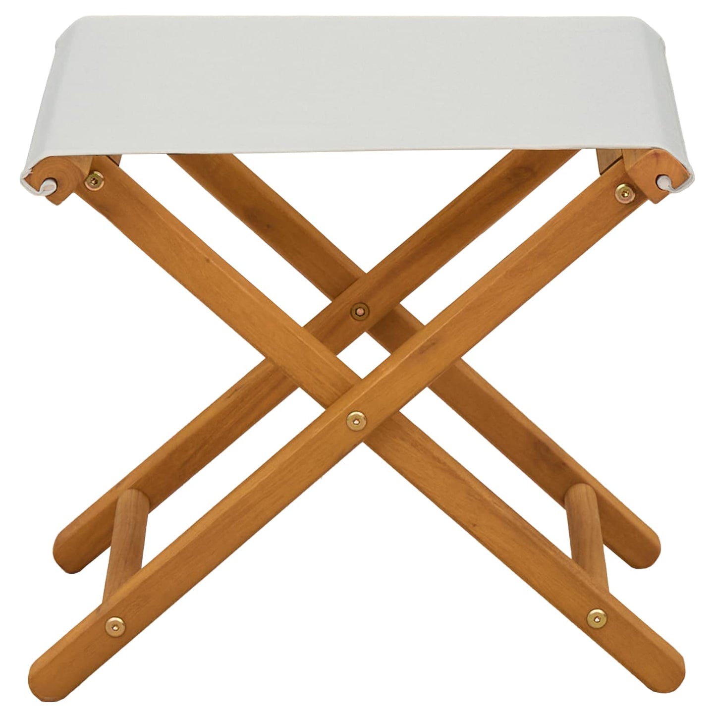 Hage Stol 2 pcs Solid Eucalyptus Tre Krem
