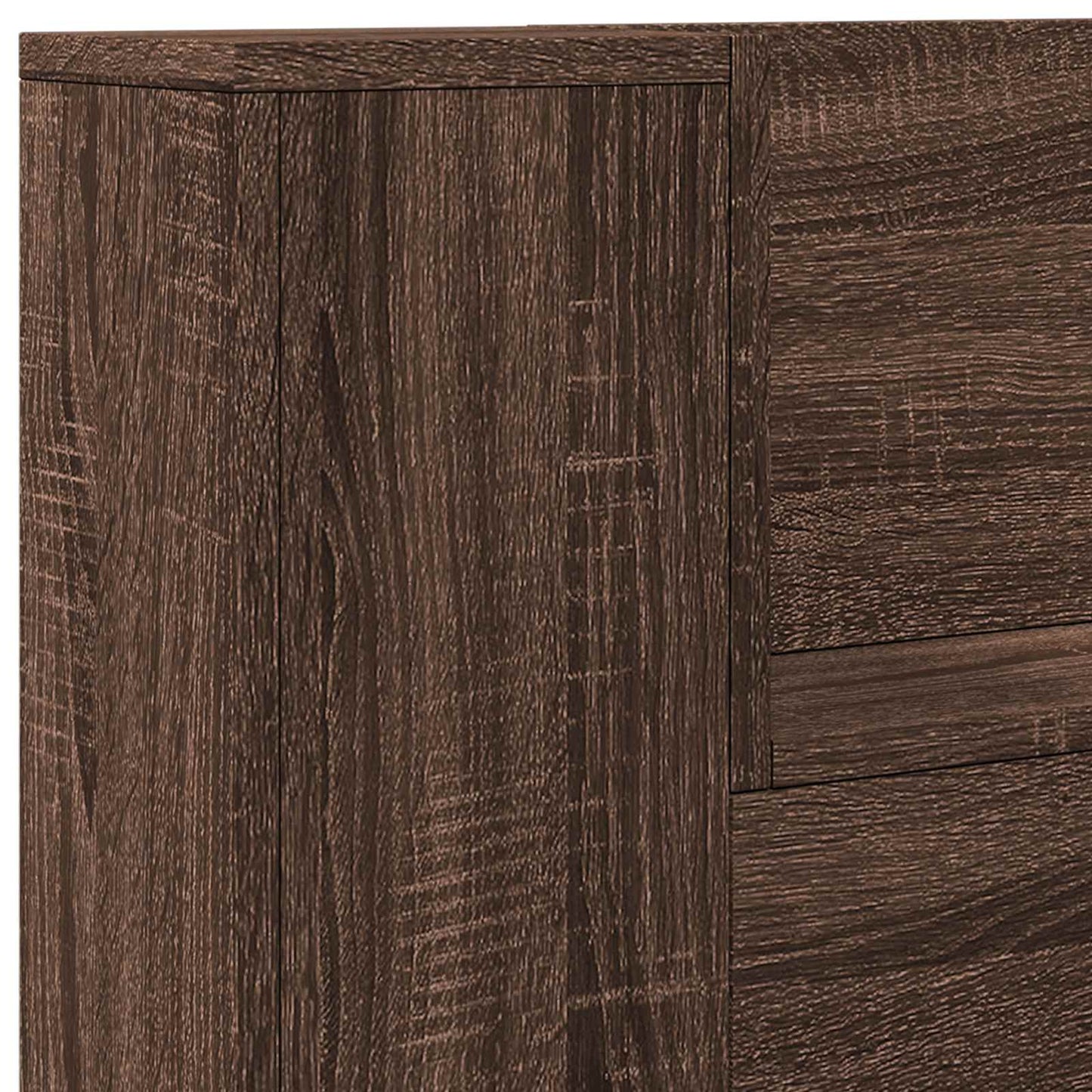 Hodegavl Brun Eik 100 x 16,5 x 103,5 cm Konstruert tre
