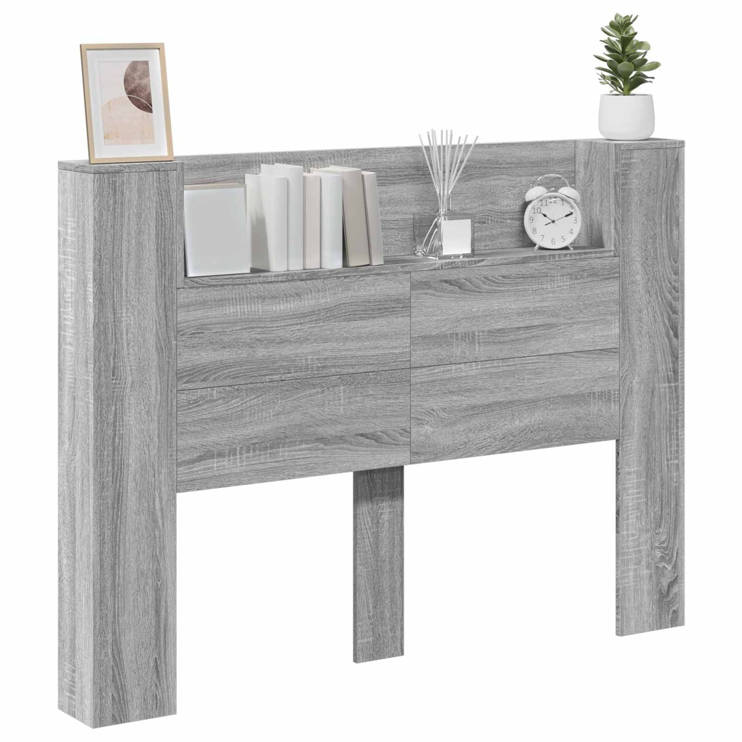 Hodegavl Grå Sonoma 140 x 16,5 x 103,5 cm Konstruert tre