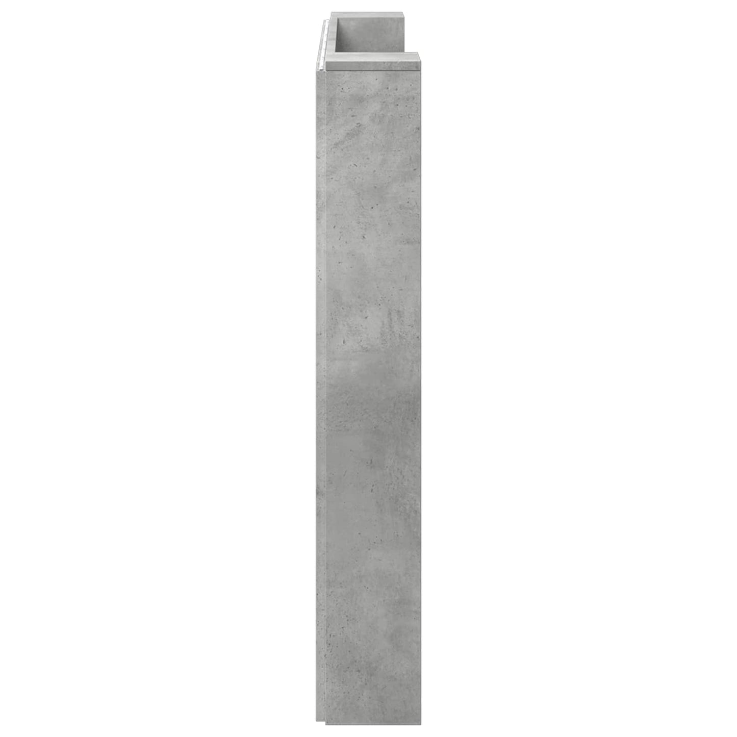 Hodegavl Betonggrå 140 x 16,5 x 103,5 cm Konstruert tre