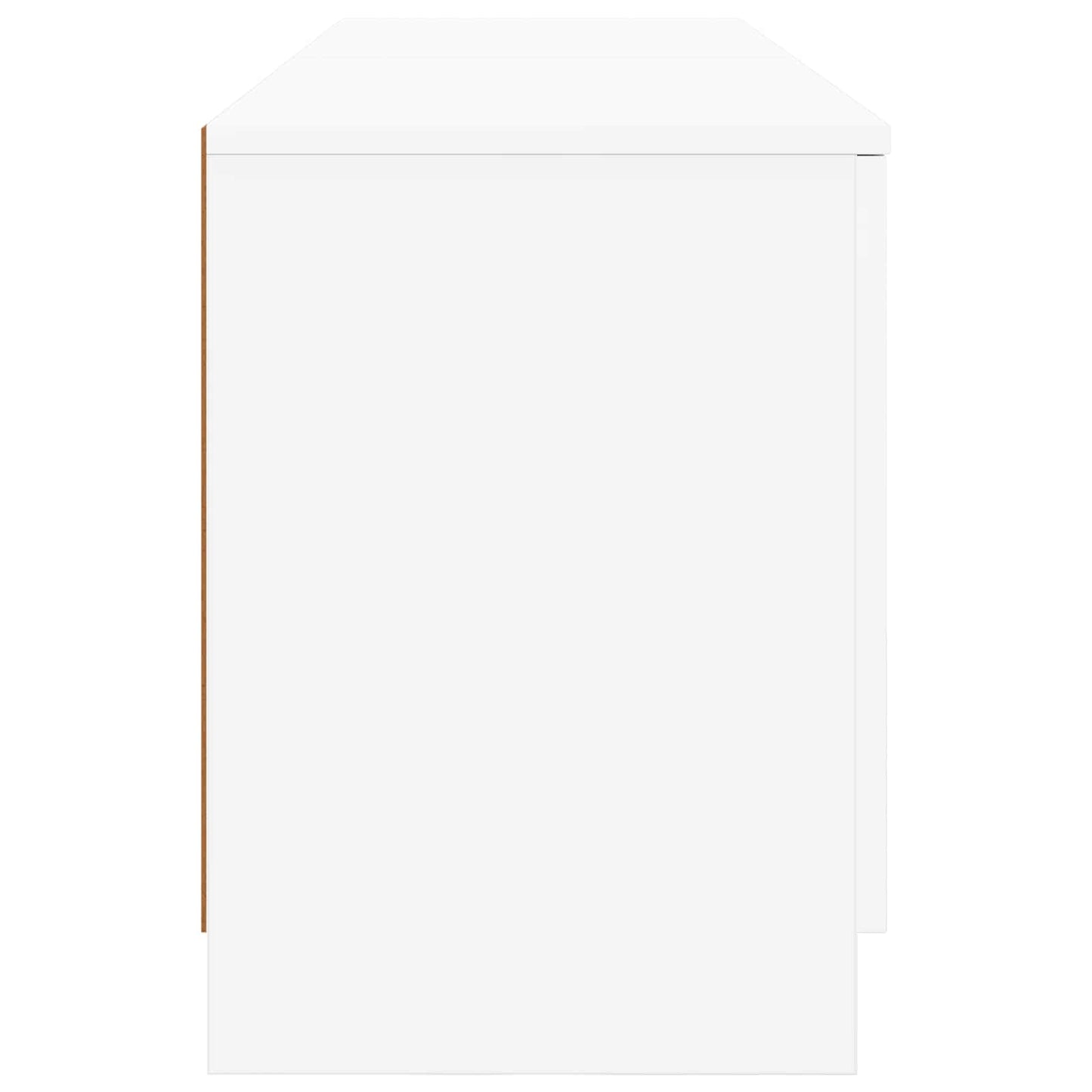Oppbevaringsskap for loft seng 2 stk. Hvit 66 x 35 x 48 cm