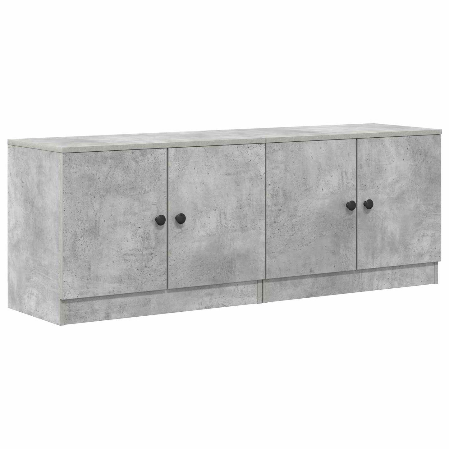 Sengeskap 2 pcs Betonggrå 66 x 35 x 48 cm Konstruert tre