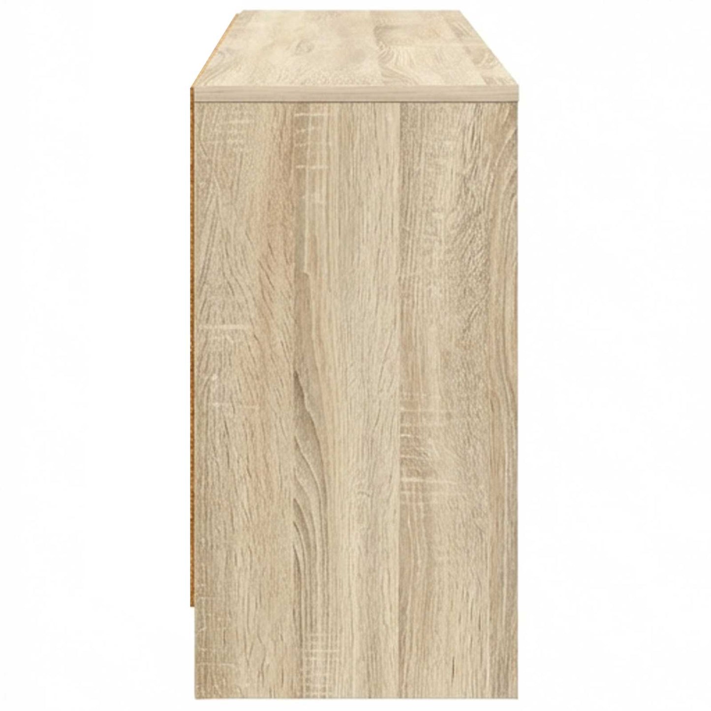 Sengeskap 2 pcs Sonoma eik 66 x 33 x 48 cm Konstruert tre
