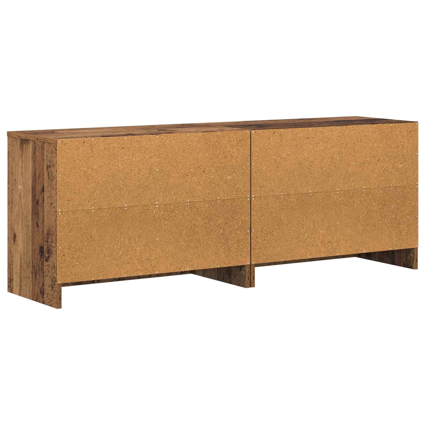 Sengeskap 2 pcs Gammelt tre 66 x 33 x 48 cm Konstruert tre