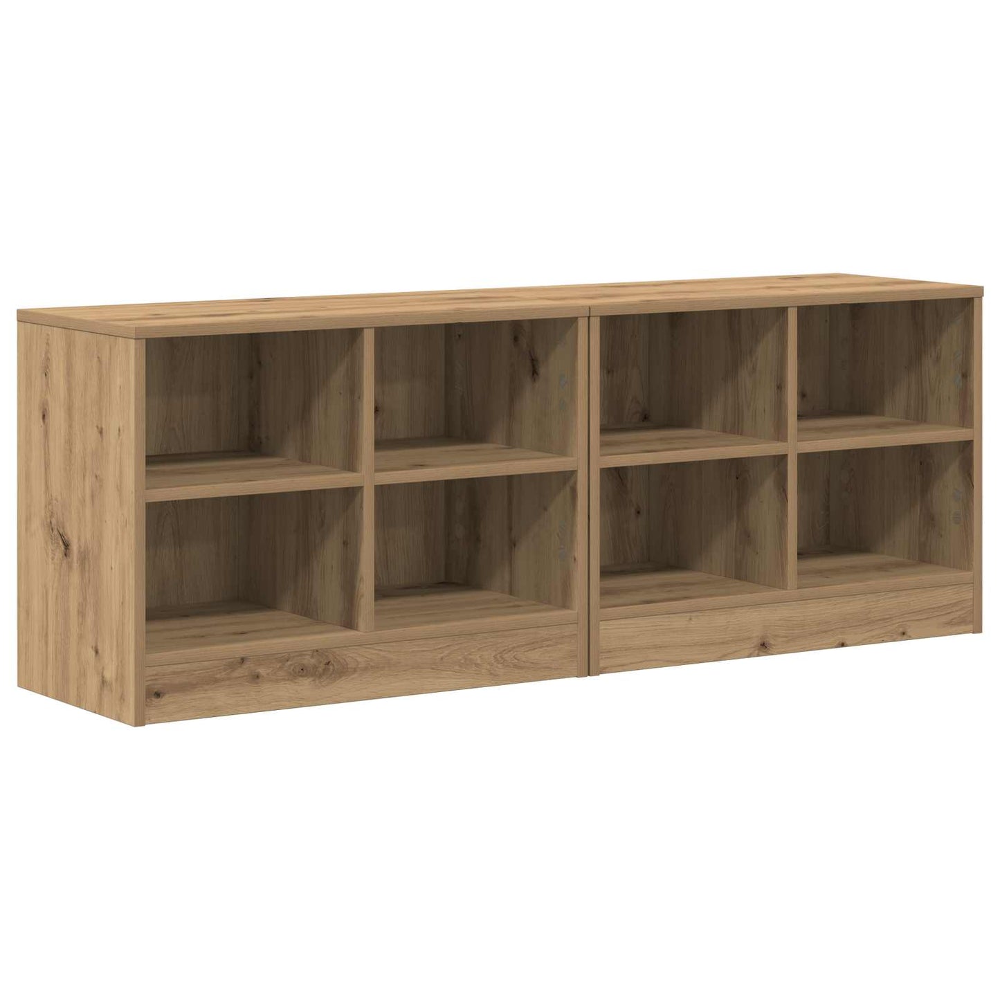 Sengeskap 2 pcs Artisan eik 66 x 33 x 48 cm Konstruert tre