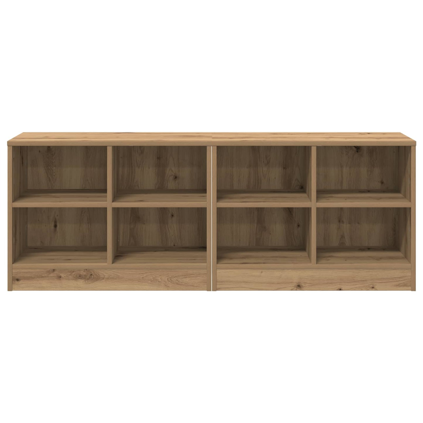 Sengeskap 2 pcs Artisan eik 66 x 33 x 48 cm Konstruert tre