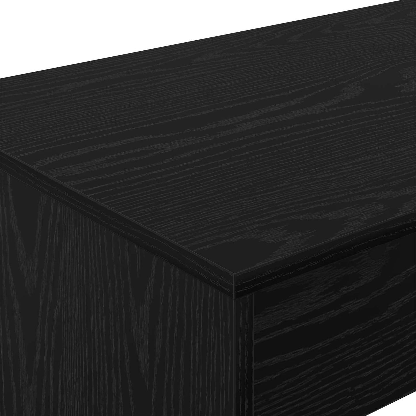 Seng Schreirbord Svart Eik 100 x 45 x 75 cm Konstruert tre vidaXL