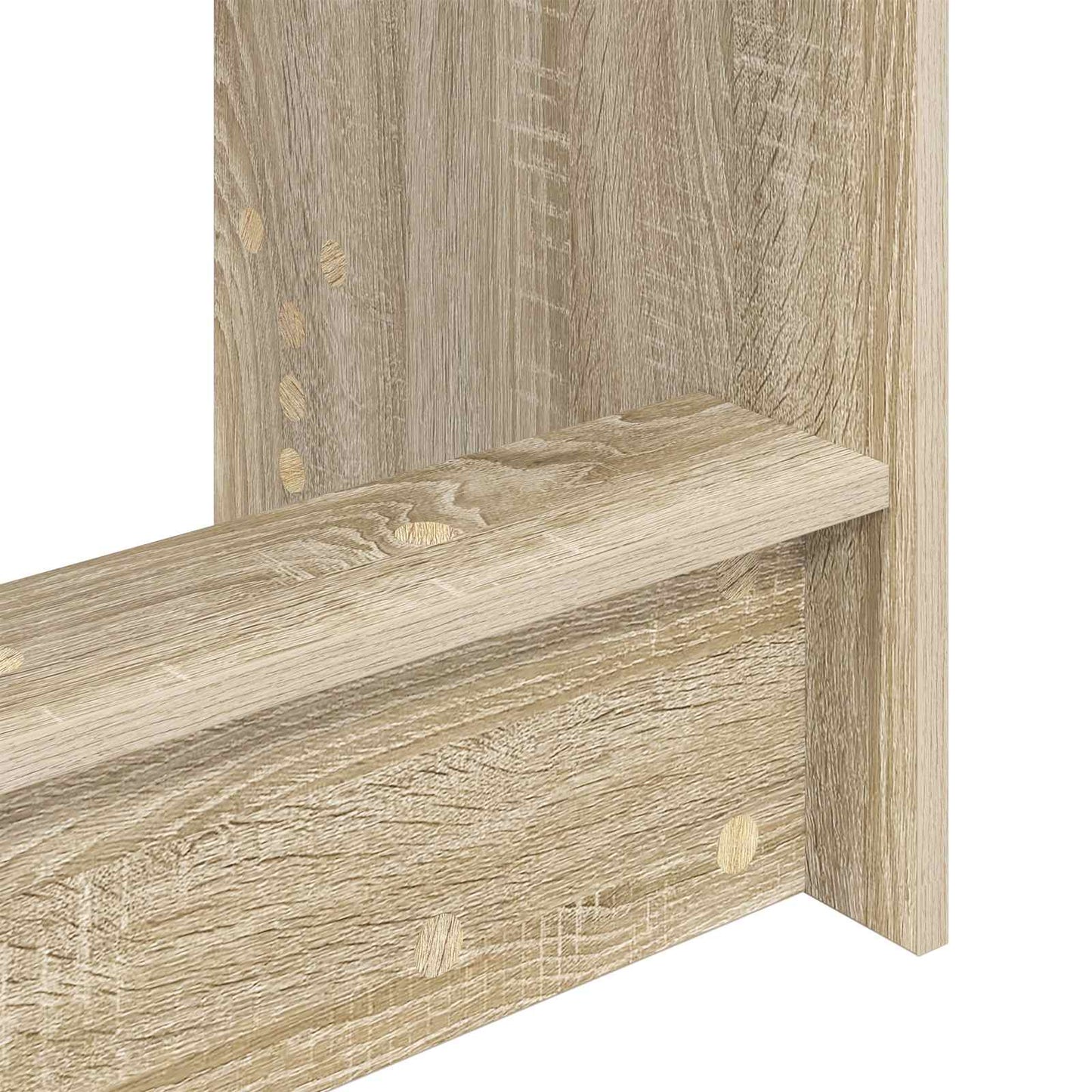 Seng Schreirbord Sonoma eik 100 x 45 x 75 cm Konstruert tre vidaXL