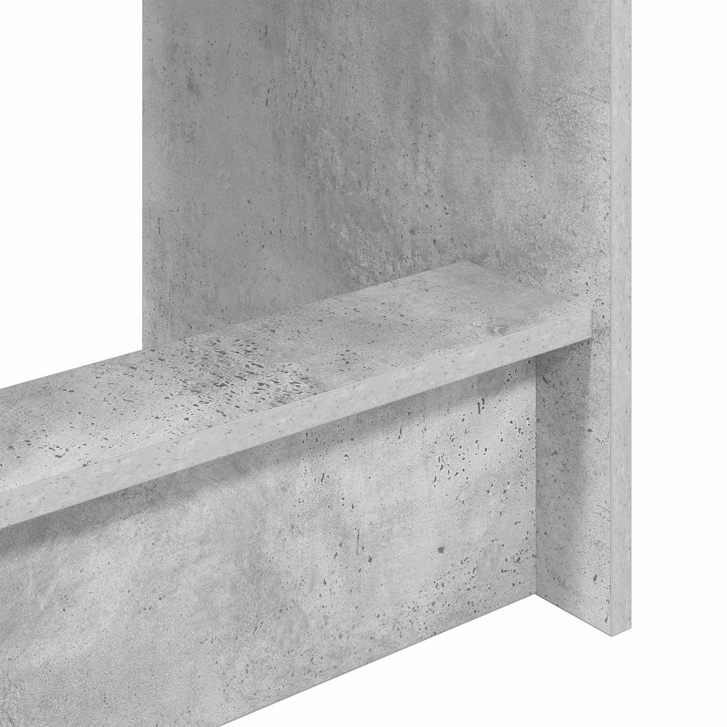 Seng Schreirbord Betonggrå 100 x 45 x 75 cm Konstruert tre vidaXL