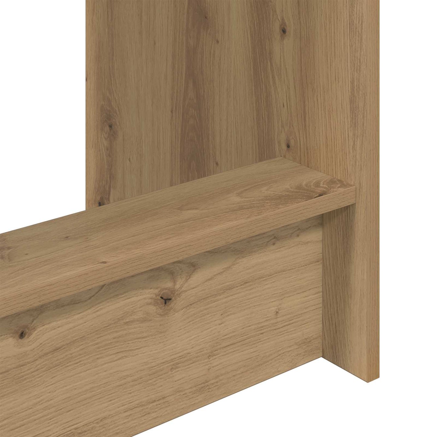 Seng Schreirbord Artisan Eik 100 x 45 x 75 cm Konstruert tre vidaXL