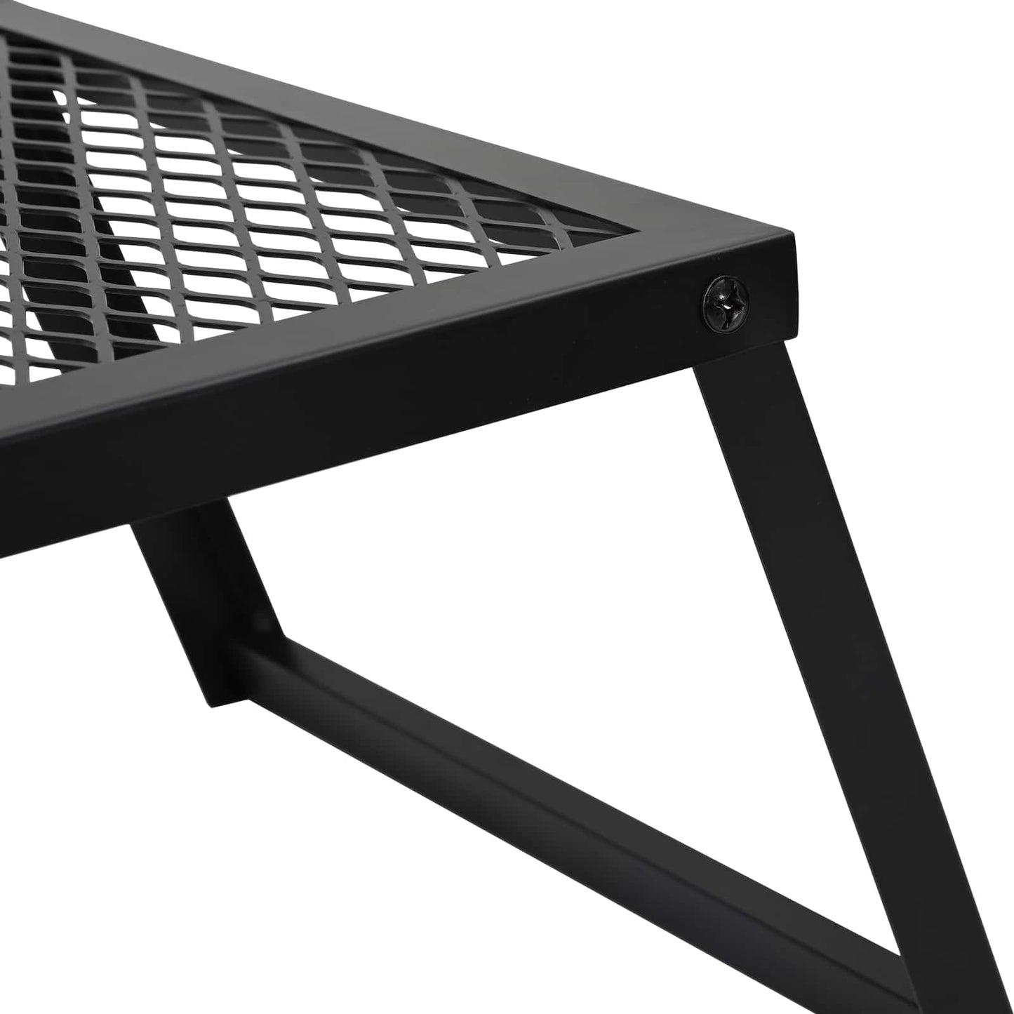 Sammenleggbar Campinggrill Svart 58 x 31 x 2 cm Legert stål