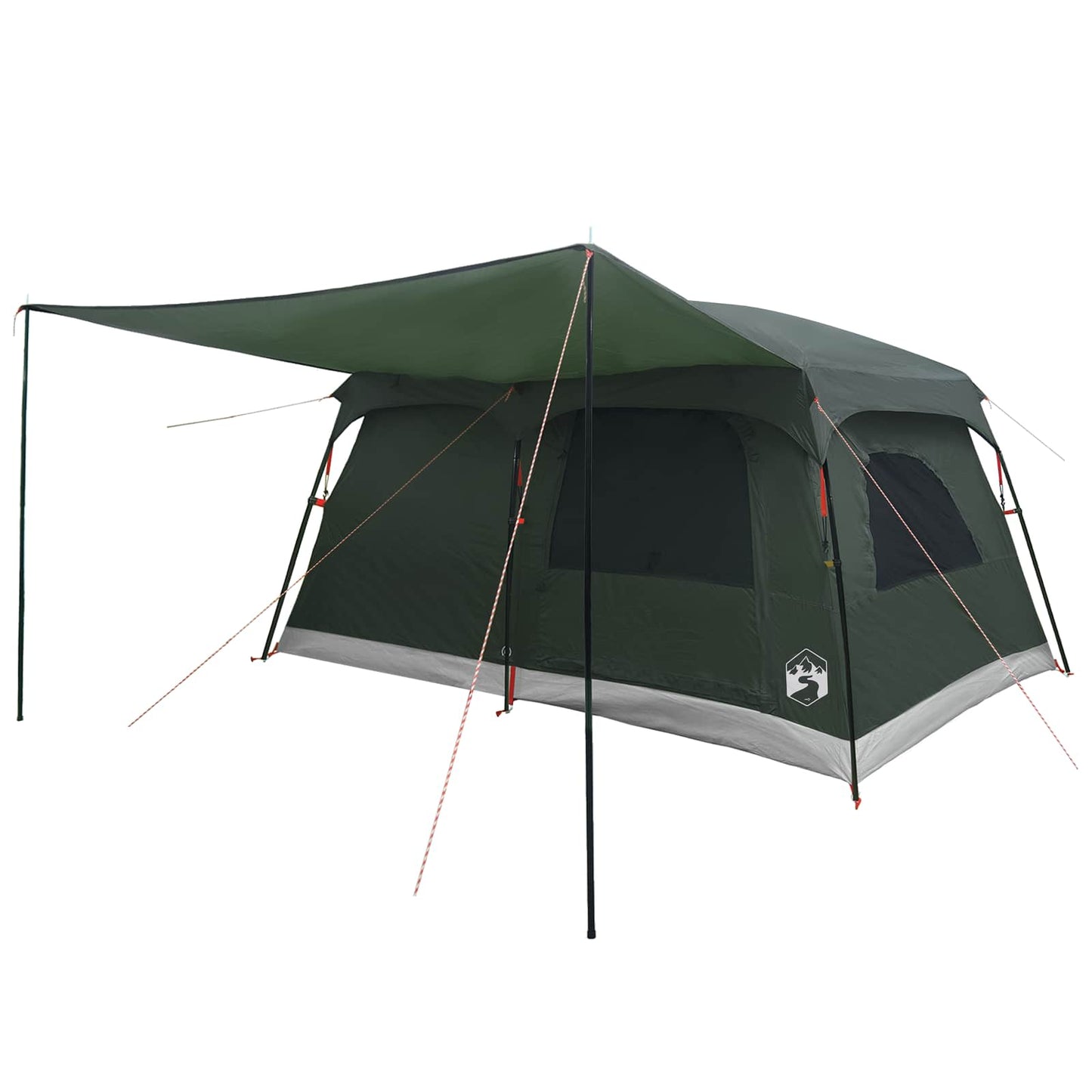Familietelt Army grønn 420 x 305 x 200 cm Polyester og stål