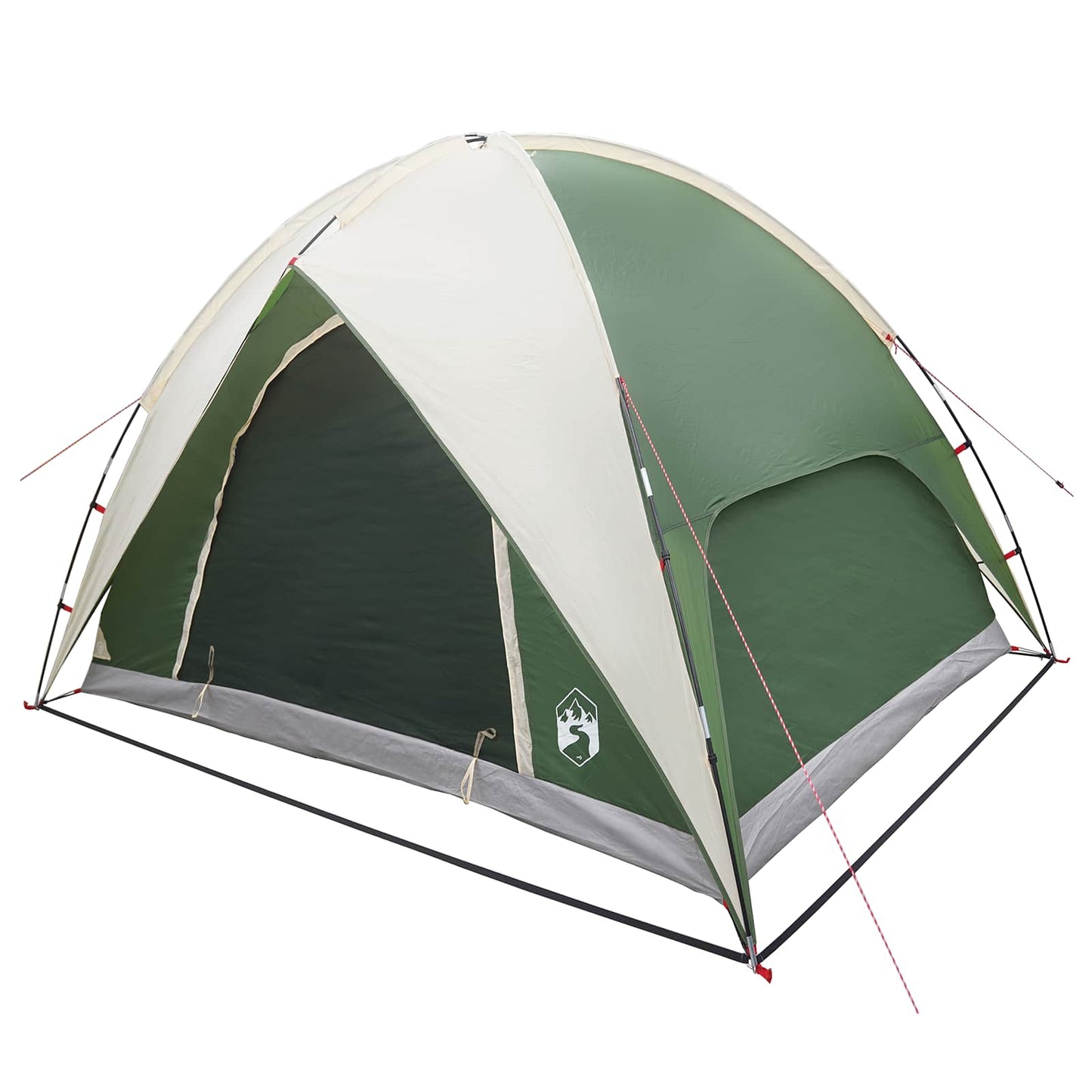 Camping Telt med Regntrekk Vanntett Grønn 245 x 245 x 149 cm