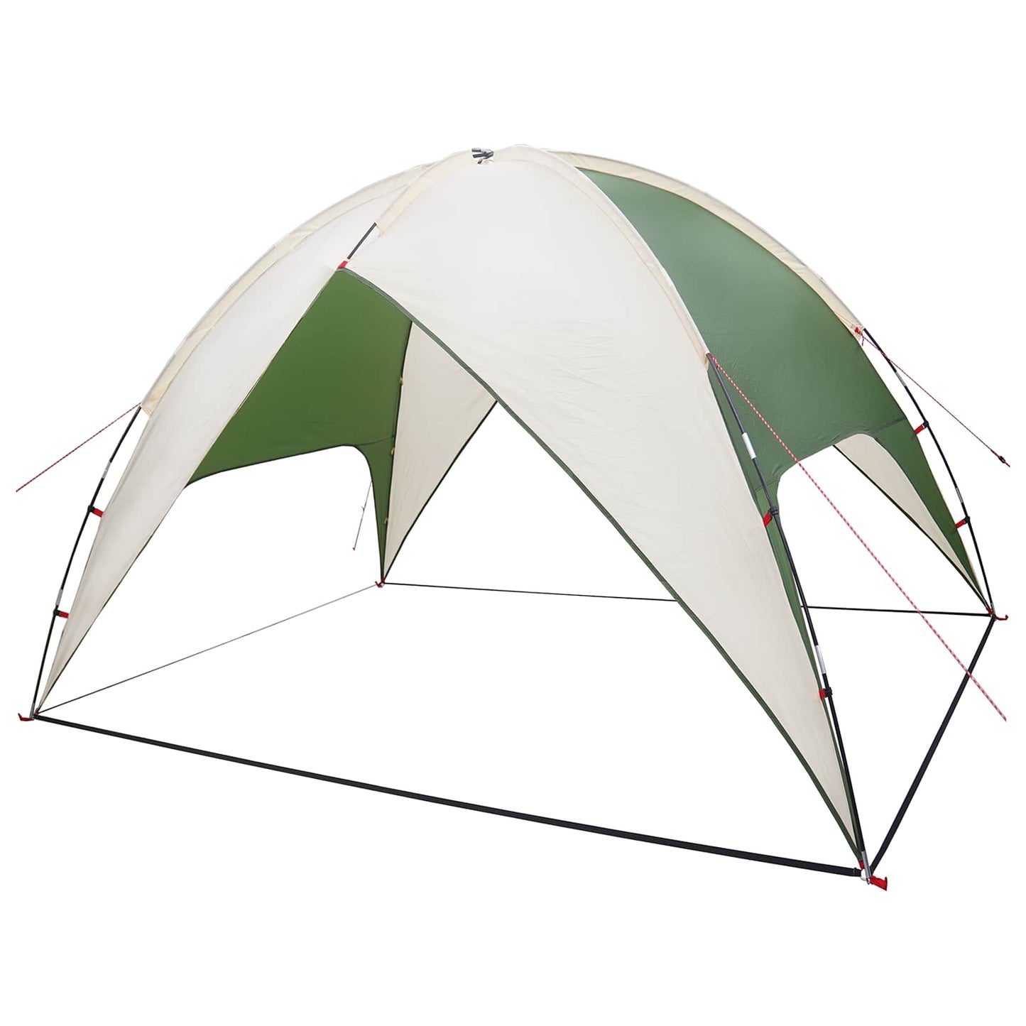 Camping Telt med Regntrekk Vanntett Grønn 245 x 245 x 149 cm
