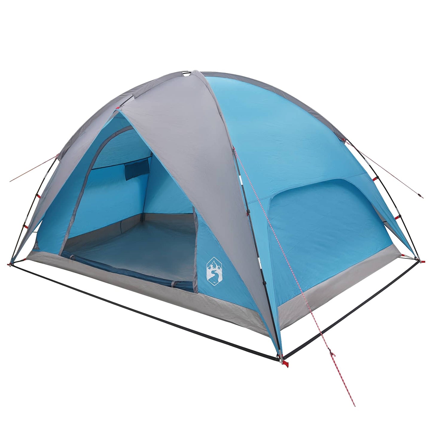 Camping Telt med Regntrekk Vanntett Blå 310 x 245 x 160 cm