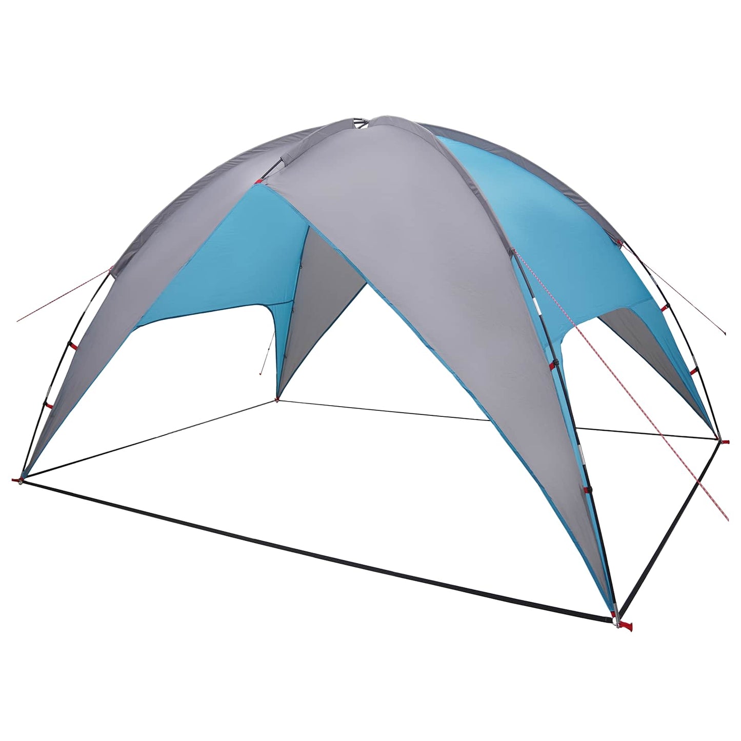 Camping Telt med Regntrekk Vanntett Blå 310 x 245 x 160 cm