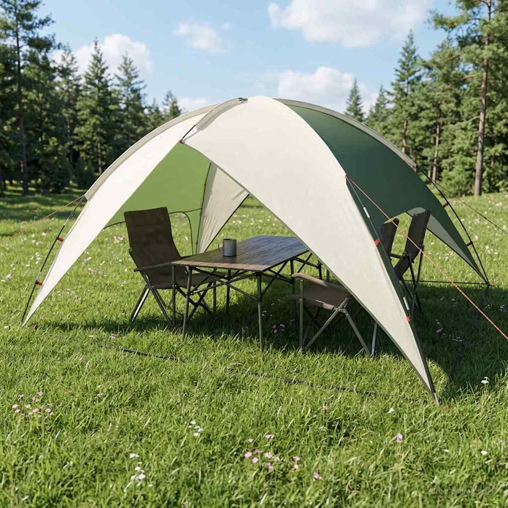 Camping Telt med Regntrekk Vanntett Grønn 360 x 245 x 185 cm