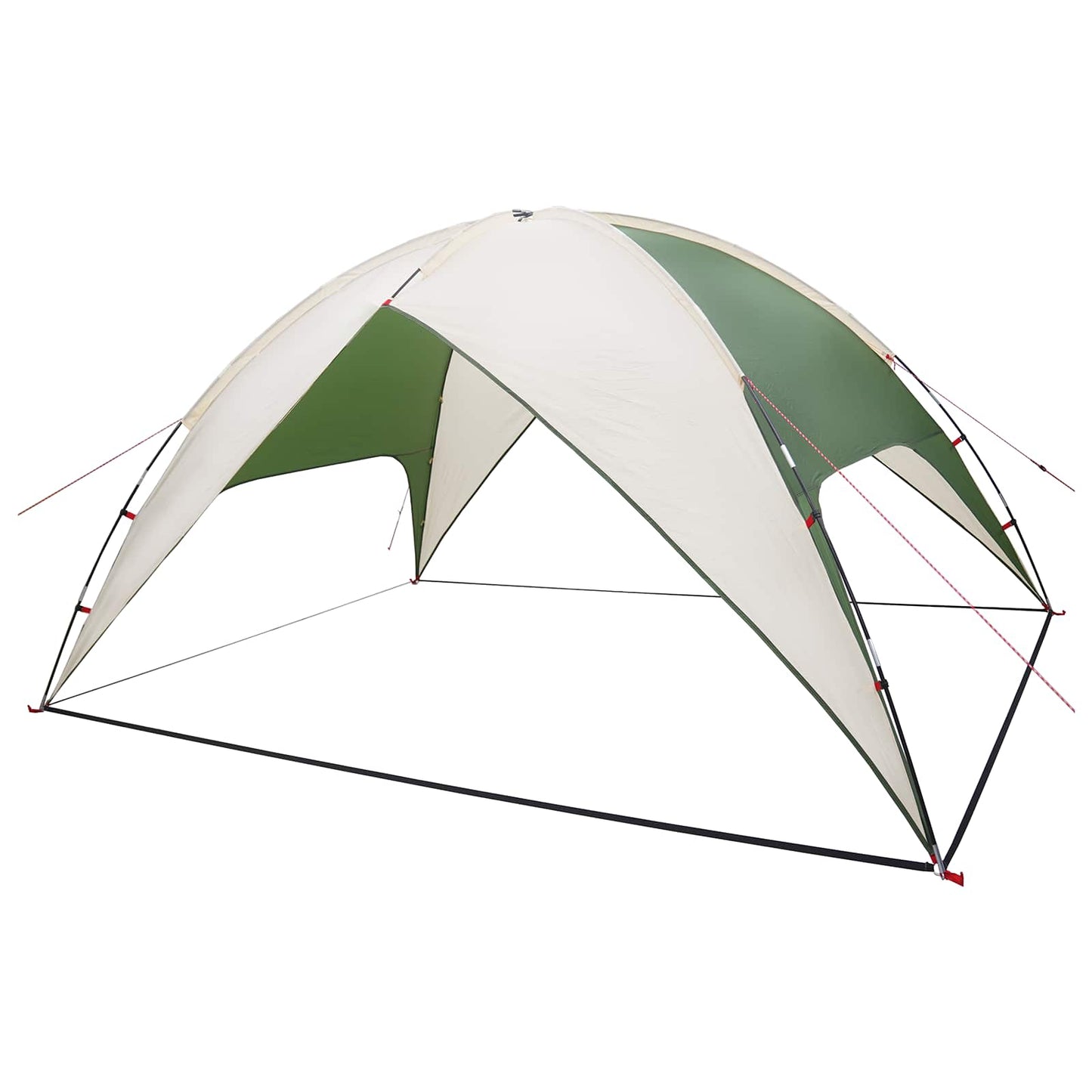 Camping Telt med Regntrekk Vanntett Grønn 360 x 245 x 185 cm