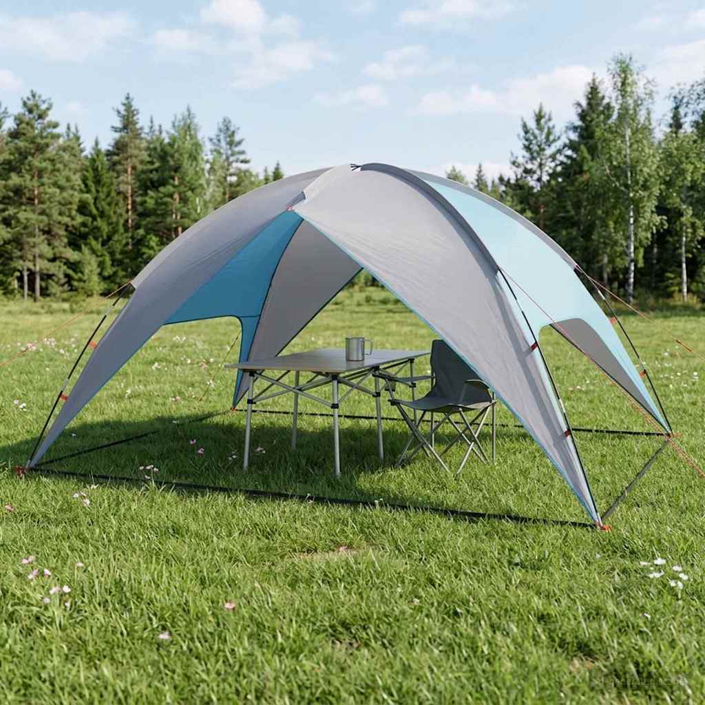 Camping Telt med Regntrekk Vanntett Blå 360 x 245 x 185 cm