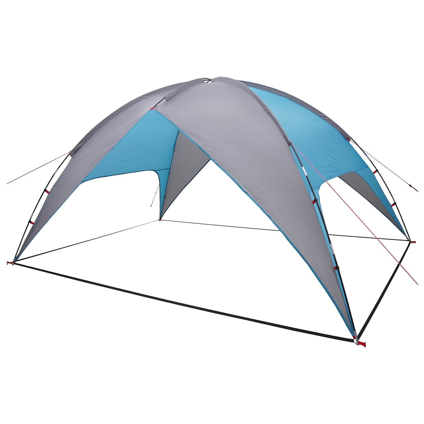 Camping Telt med Regntrekk Vanntett Blå 360 x 245 x 185 cm