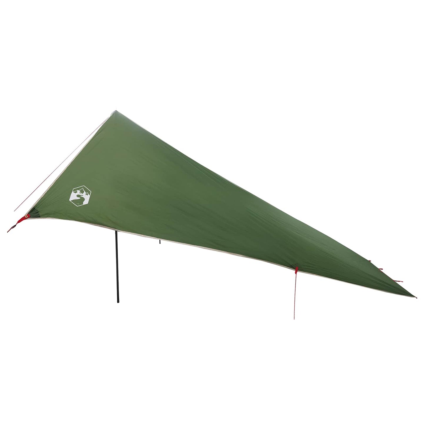Bilmarkise med tak Grønn 518 x 580 x 215 cm Polyester og stål