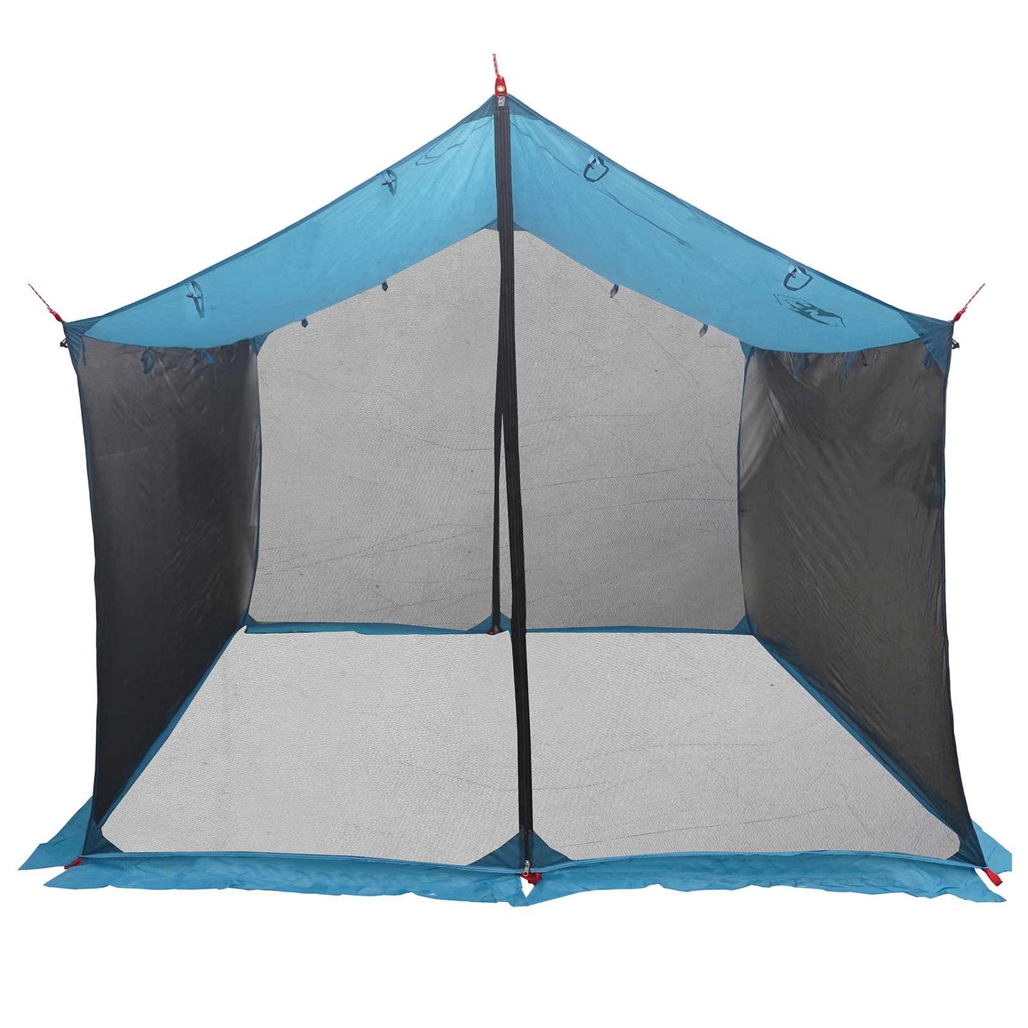 Camping tarp med nettingvegger Blå 340 x 260 x 220 cm