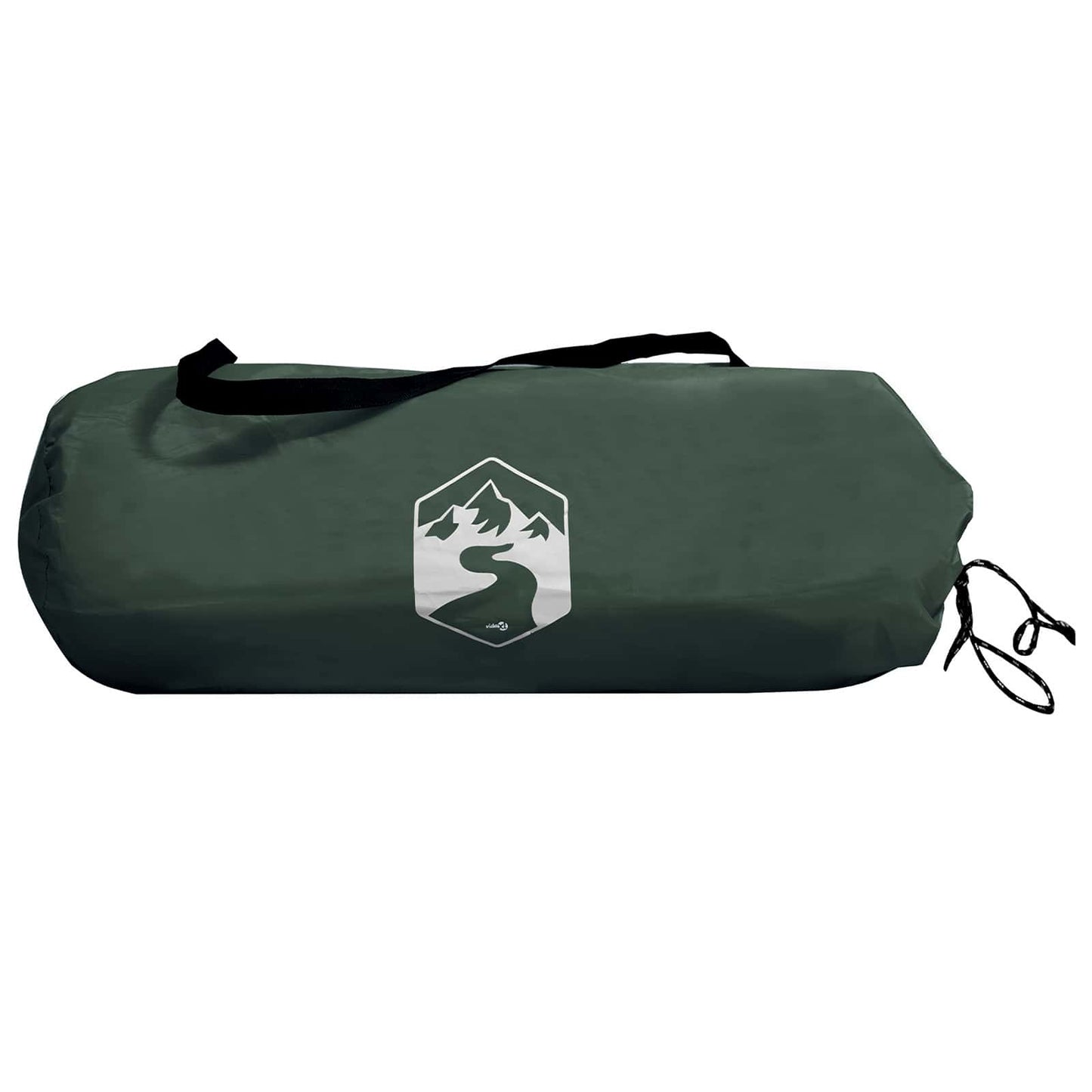 Camping tarp med nettingvegger Army grønn 340 x 260 x 220 cm