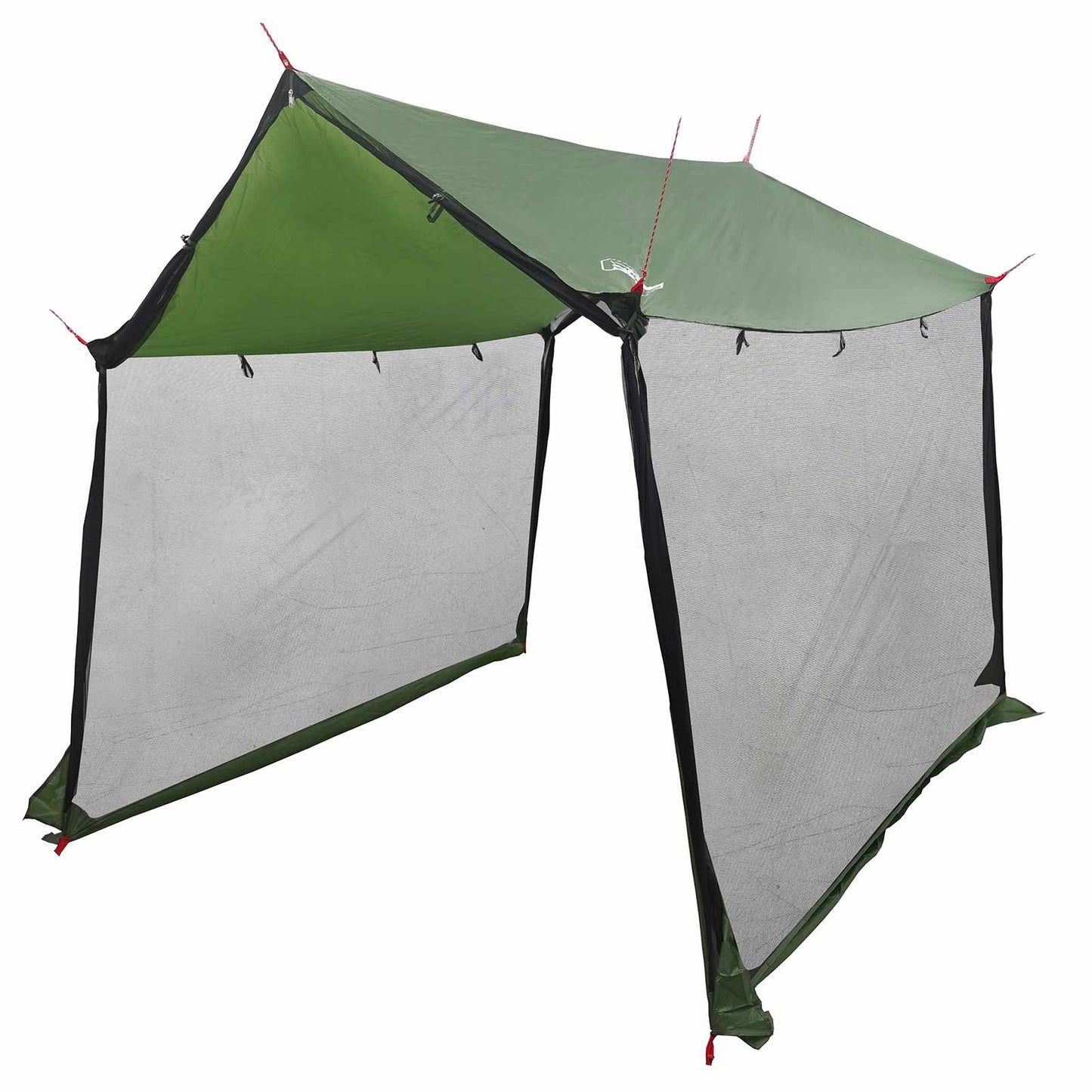 Camping tarp med nettingvegger Grønn 270 x 210 x 210 cm