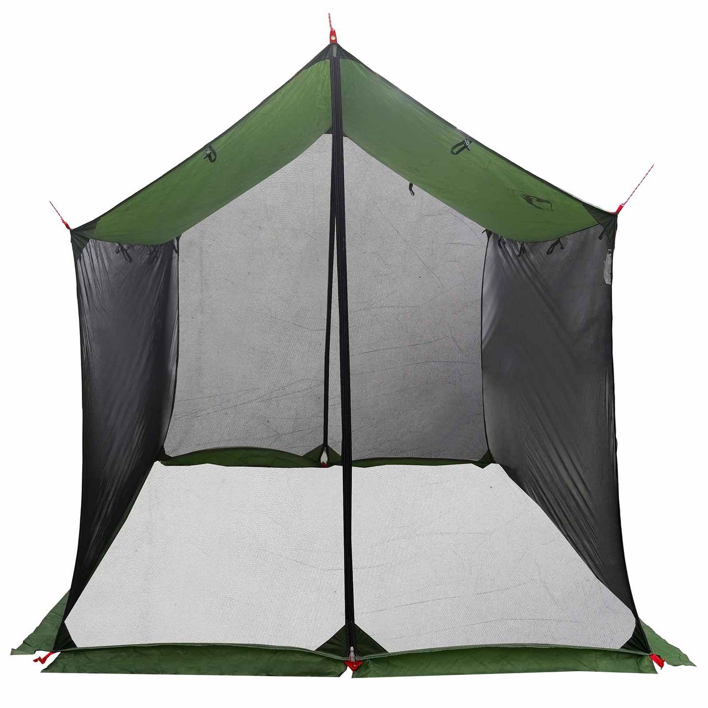 Camping tarp med nettingvegger Grønn 270 x 210 x 210 cm