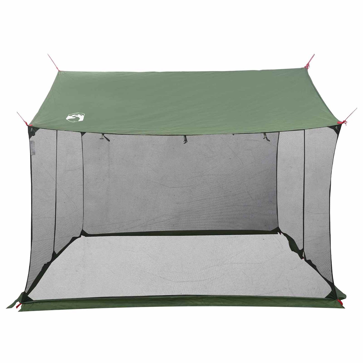 Camping tarp med nettingvegger Grønn 270 x 210 x 210 cm