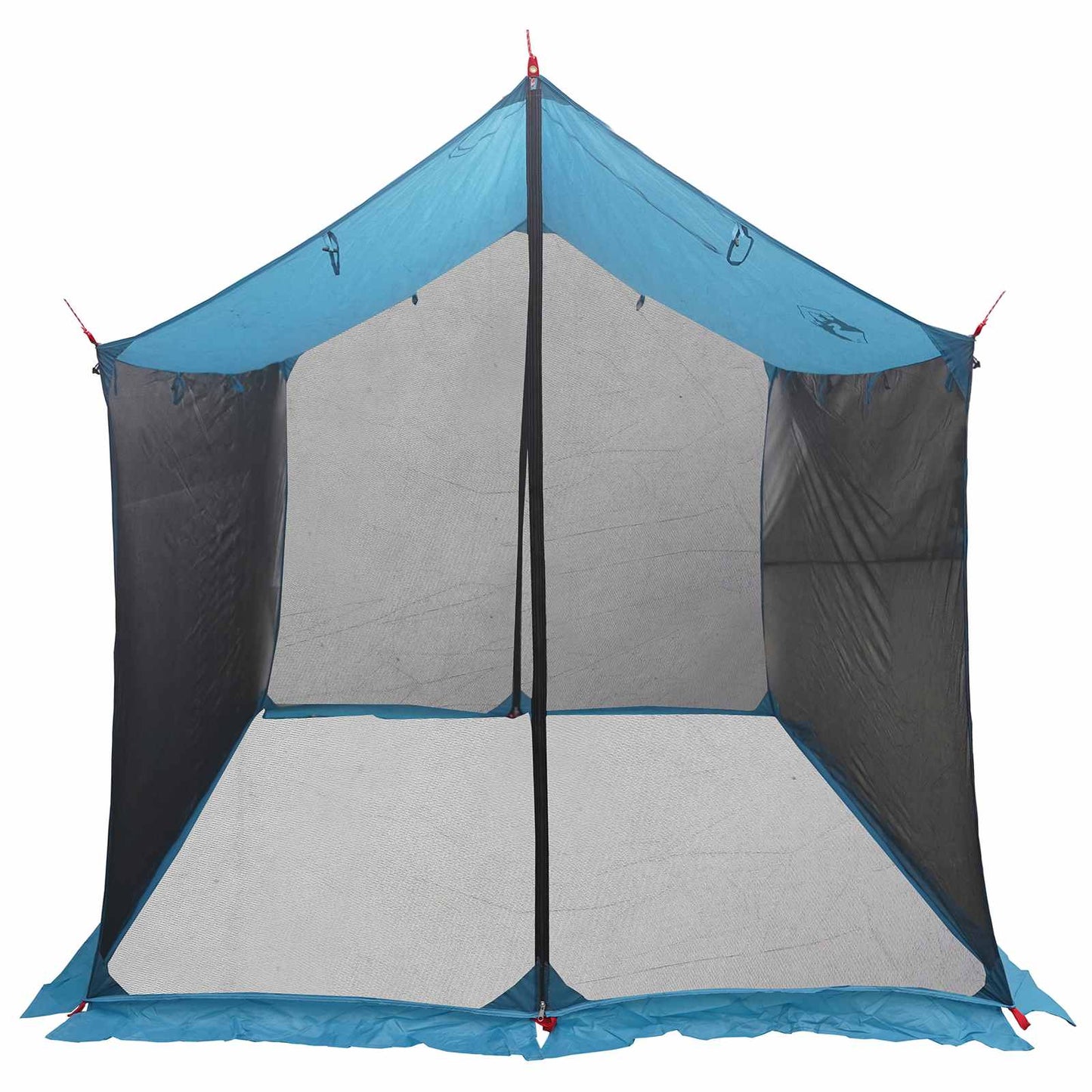 Camping tarp med nettingvegger Blå 270 x 210 x 210 cm
