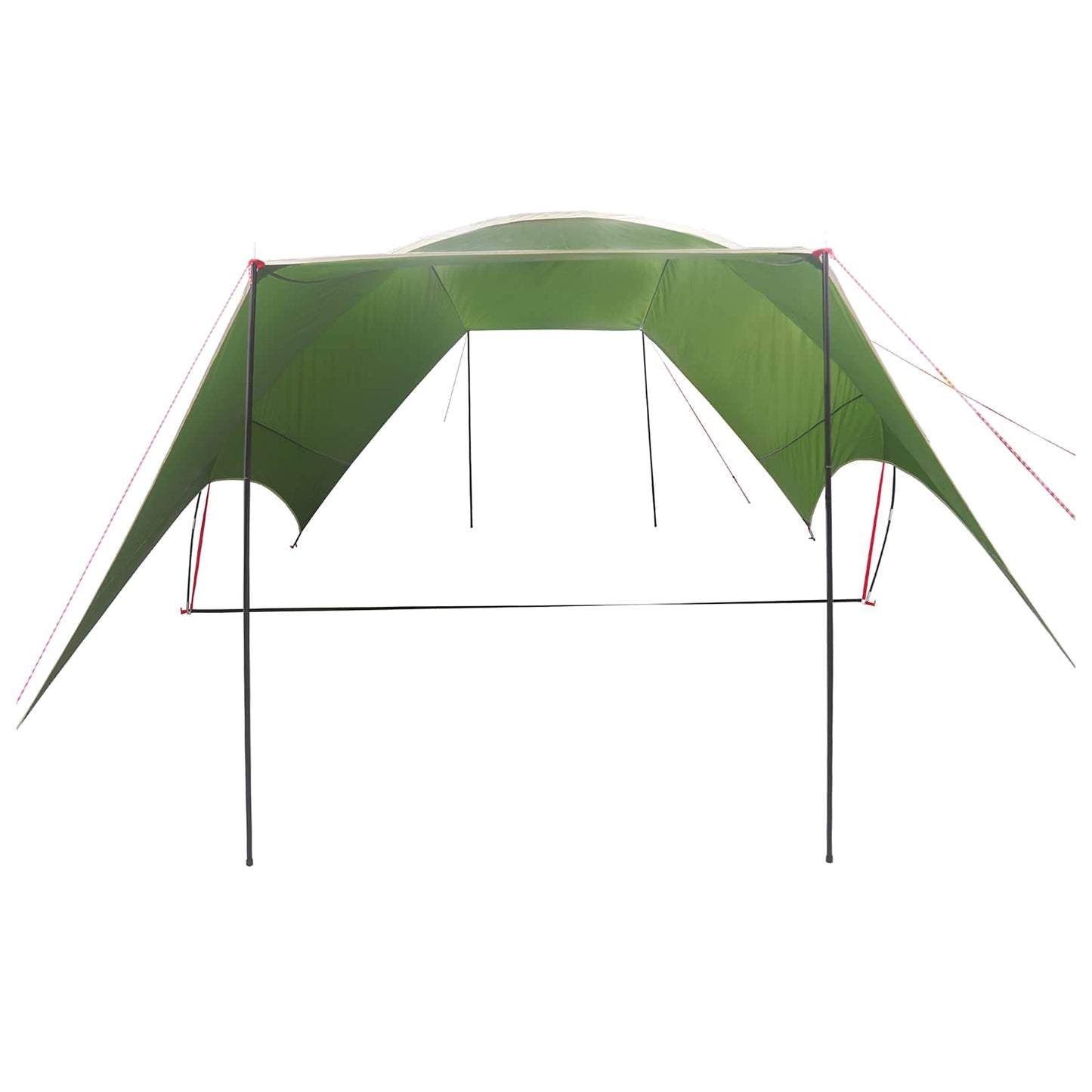 Camping tarp vanntett Grønn 550 x 400 x 230 cm