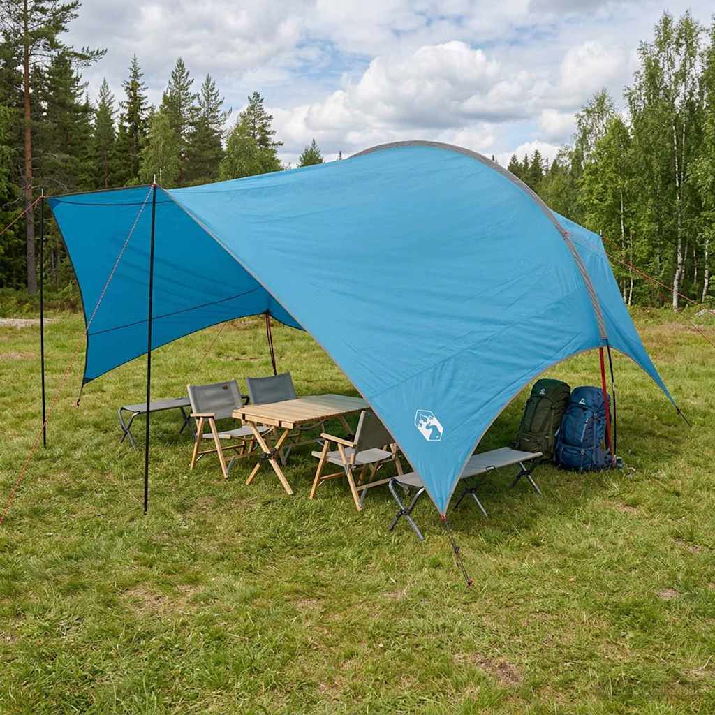 Camping tarp vanntett Blå 550 x 400 x 230 cm