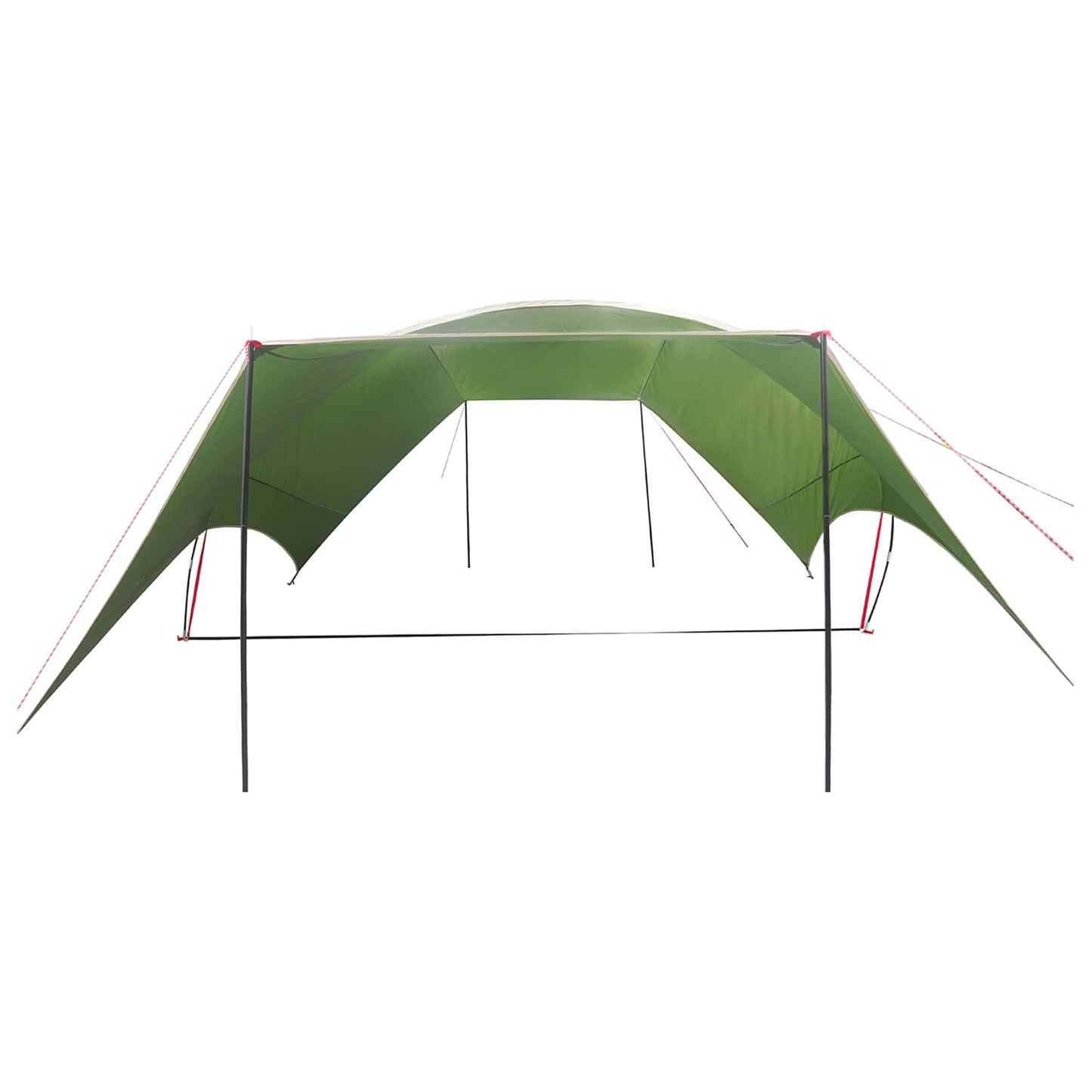 Camping tarp vanntett Grønn 690 x 580 x 255 cm