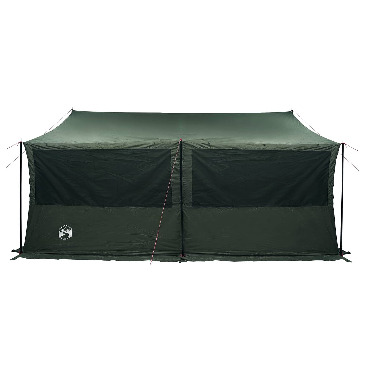 Familietelt Army grønn 450 x 400 x 265 cm Polyester og stål