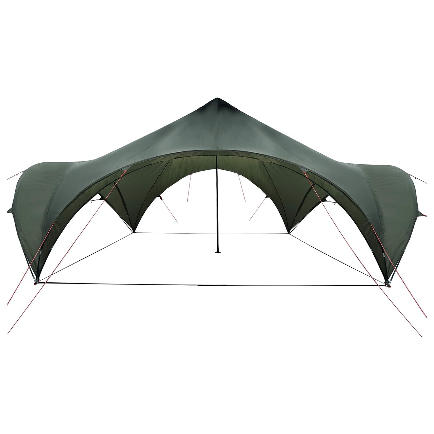 Partytelt Army grønn 600 x 600 x 400 cm Polyester og stål