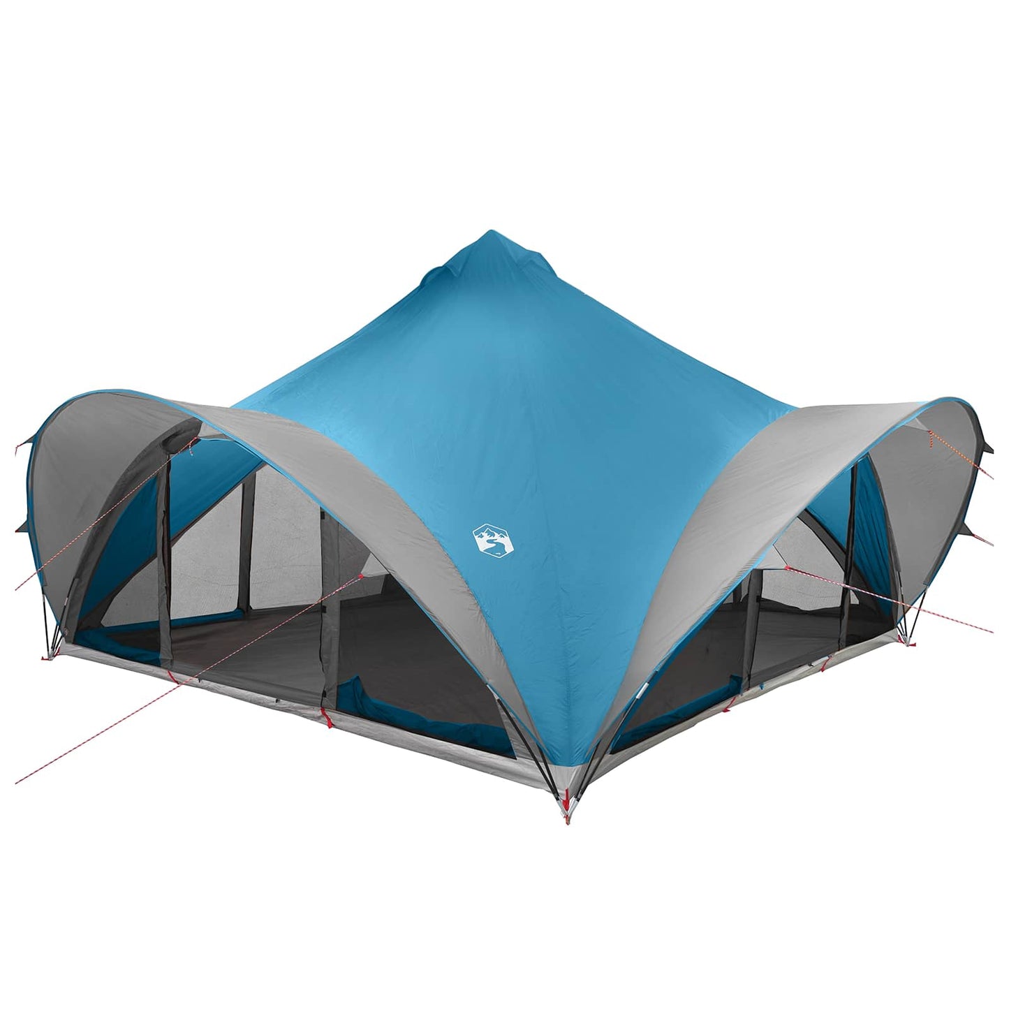 Tipi telt med tak Blå 18 personer Polyester og stål