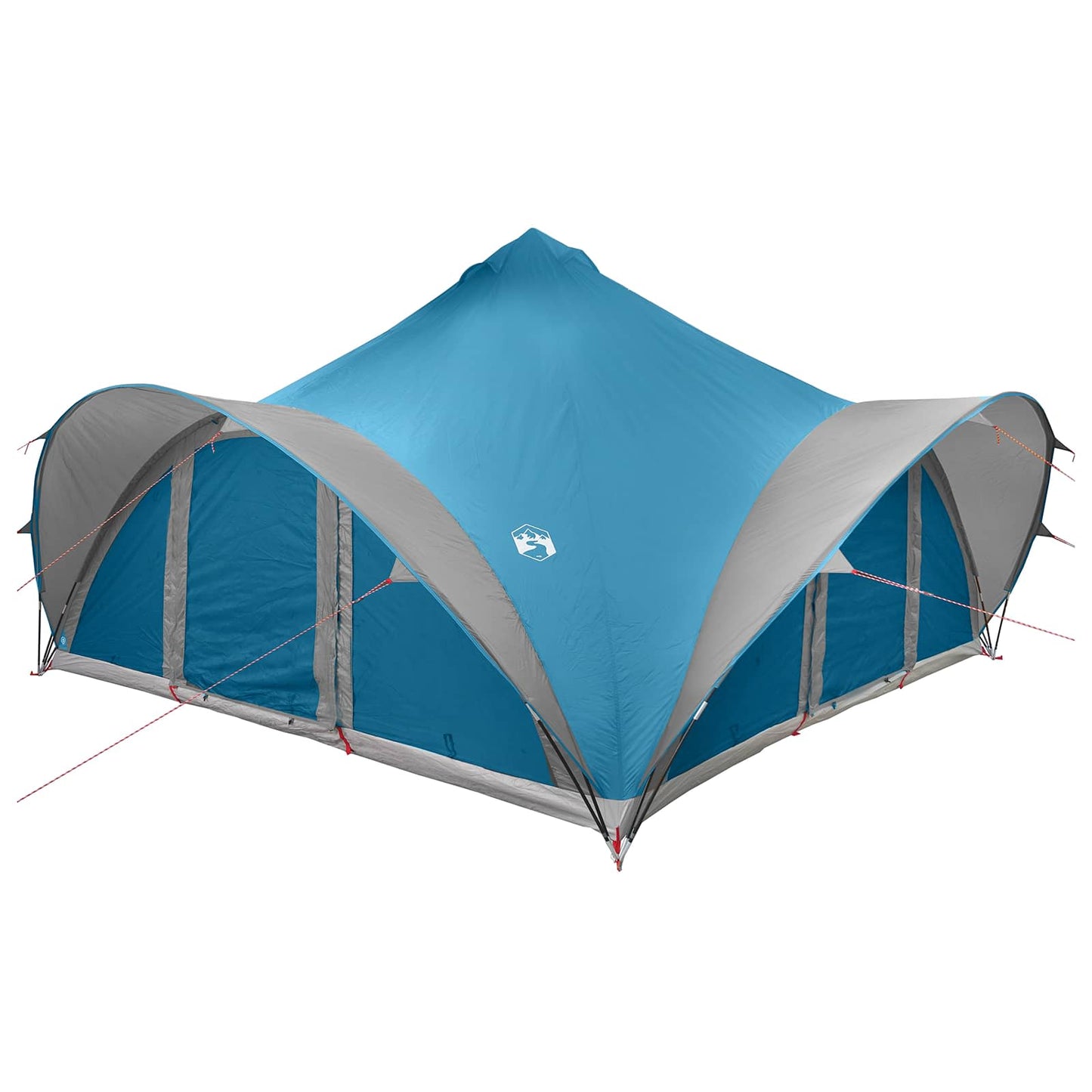 Tipi telt med tak Blå 18 personer Polyester og stål