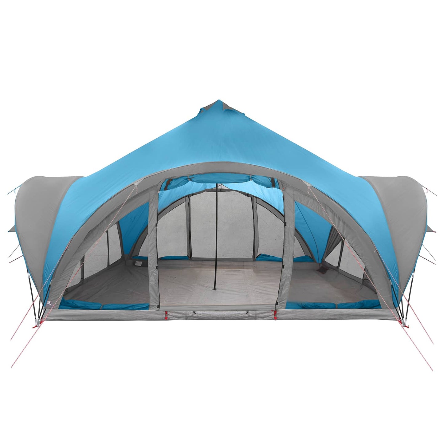 Tipi telt med tak Blå 18 personer Polyester og stål