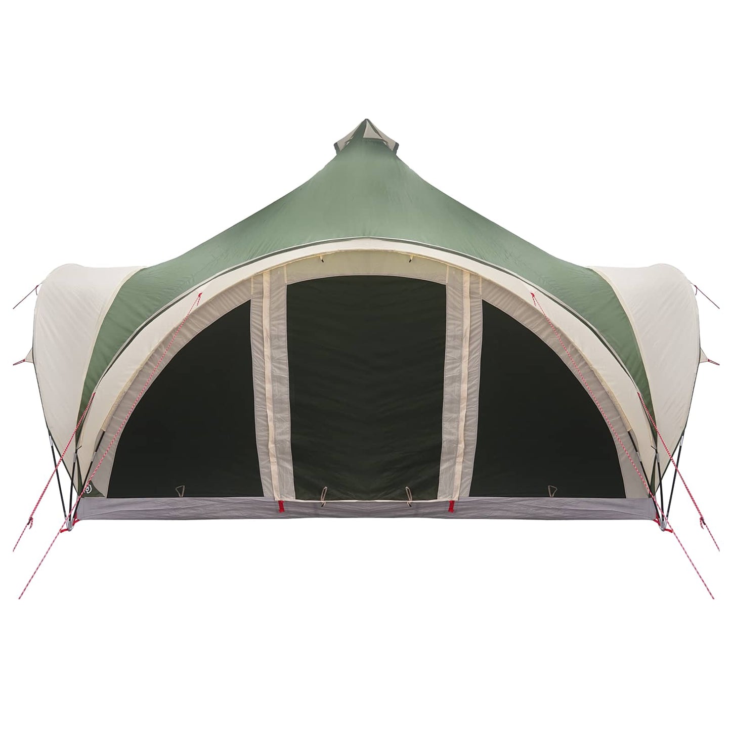 Tipi telt med tak Grønn 6 personer Polyester og stål