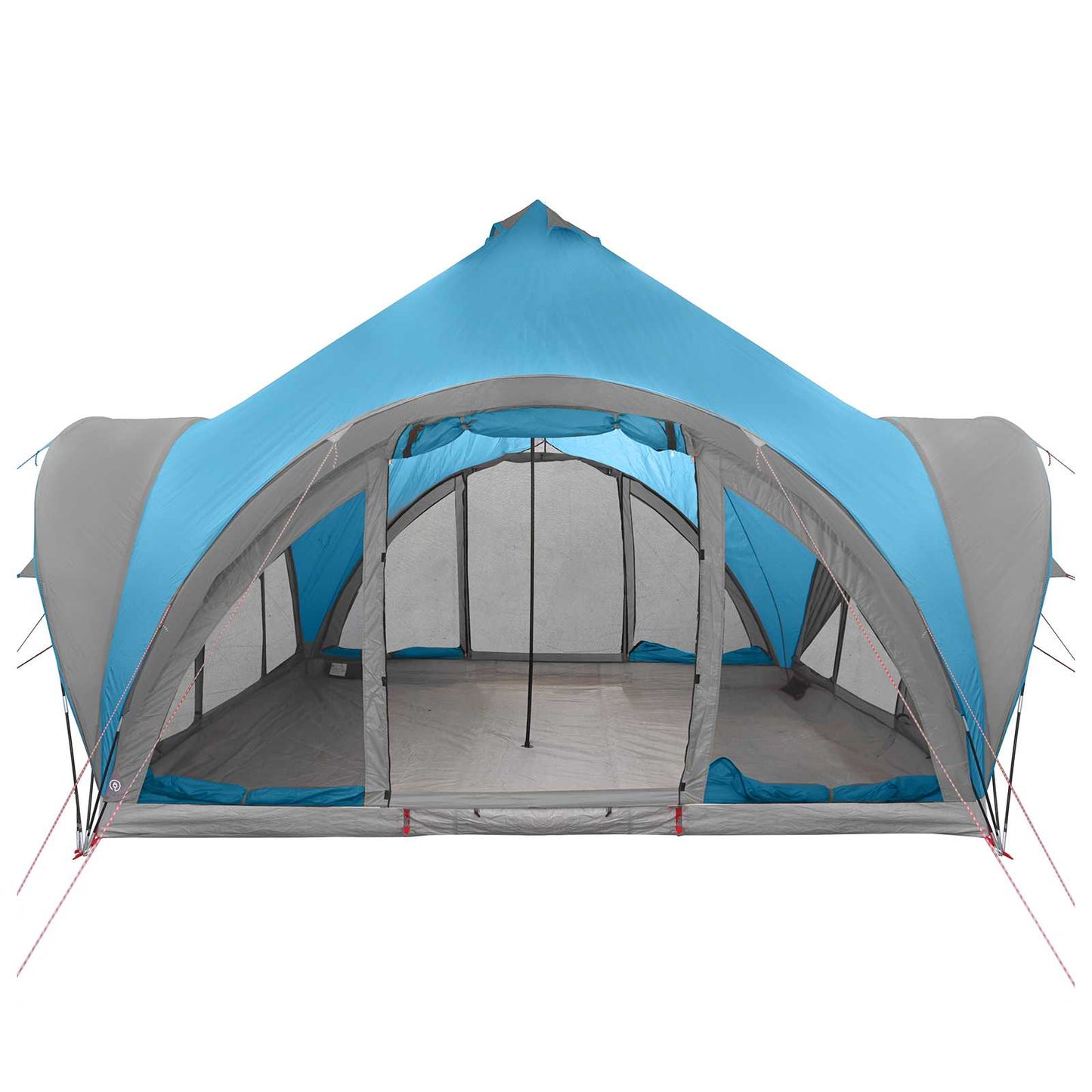 Tipi telt med tak Blå 6 personer Polyester og stål
