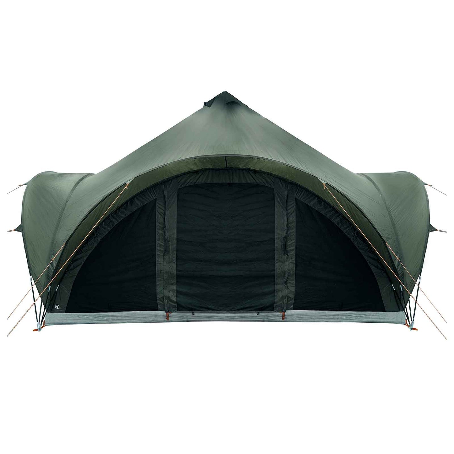 Tipi telt med tak Army grønn 6 personer Polyester og stål